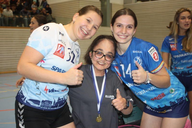 Nach dem Spiel: Die große Erleichterung aller Beteiligten.