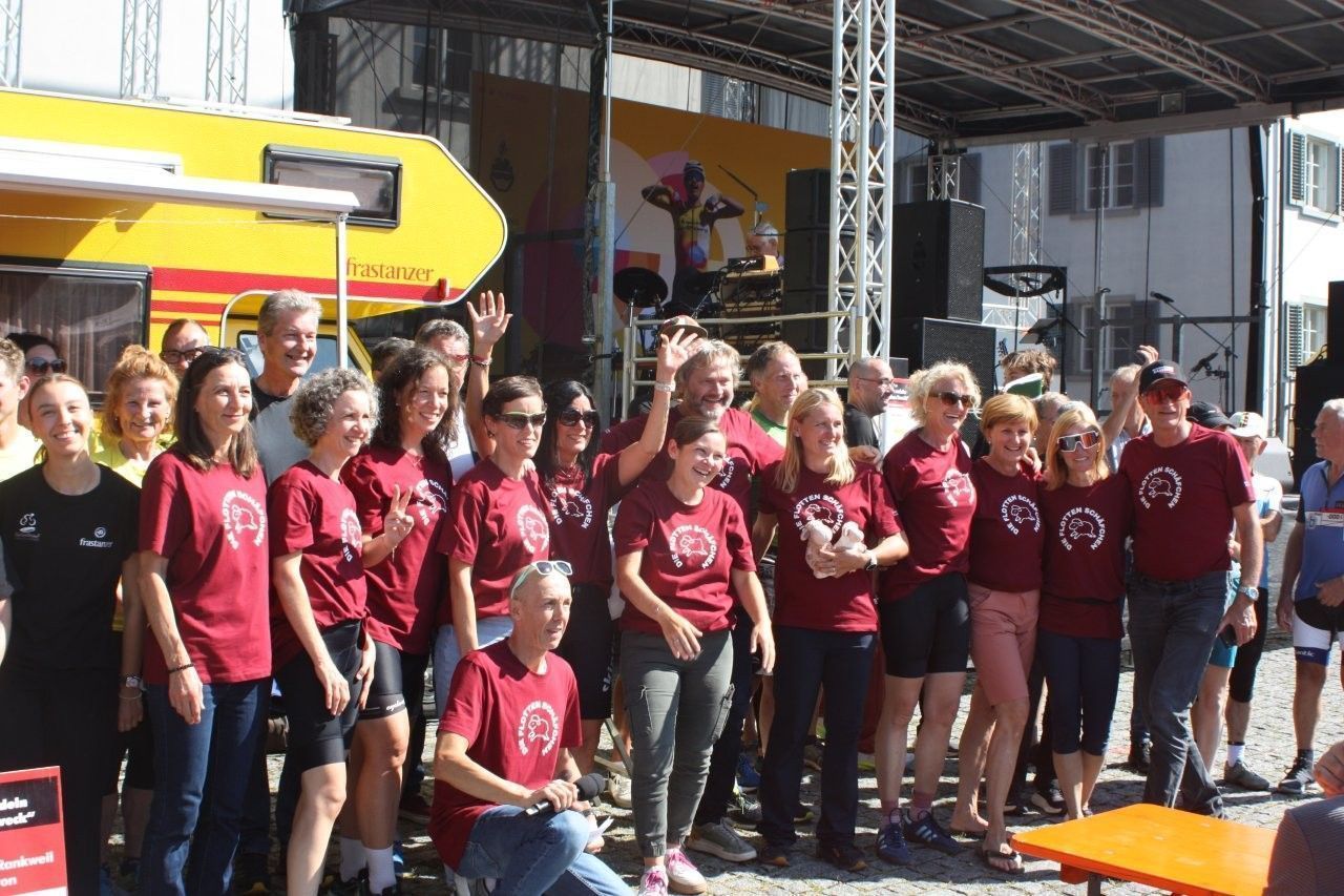 Firma Haller stellte ein Großaufgebot. 