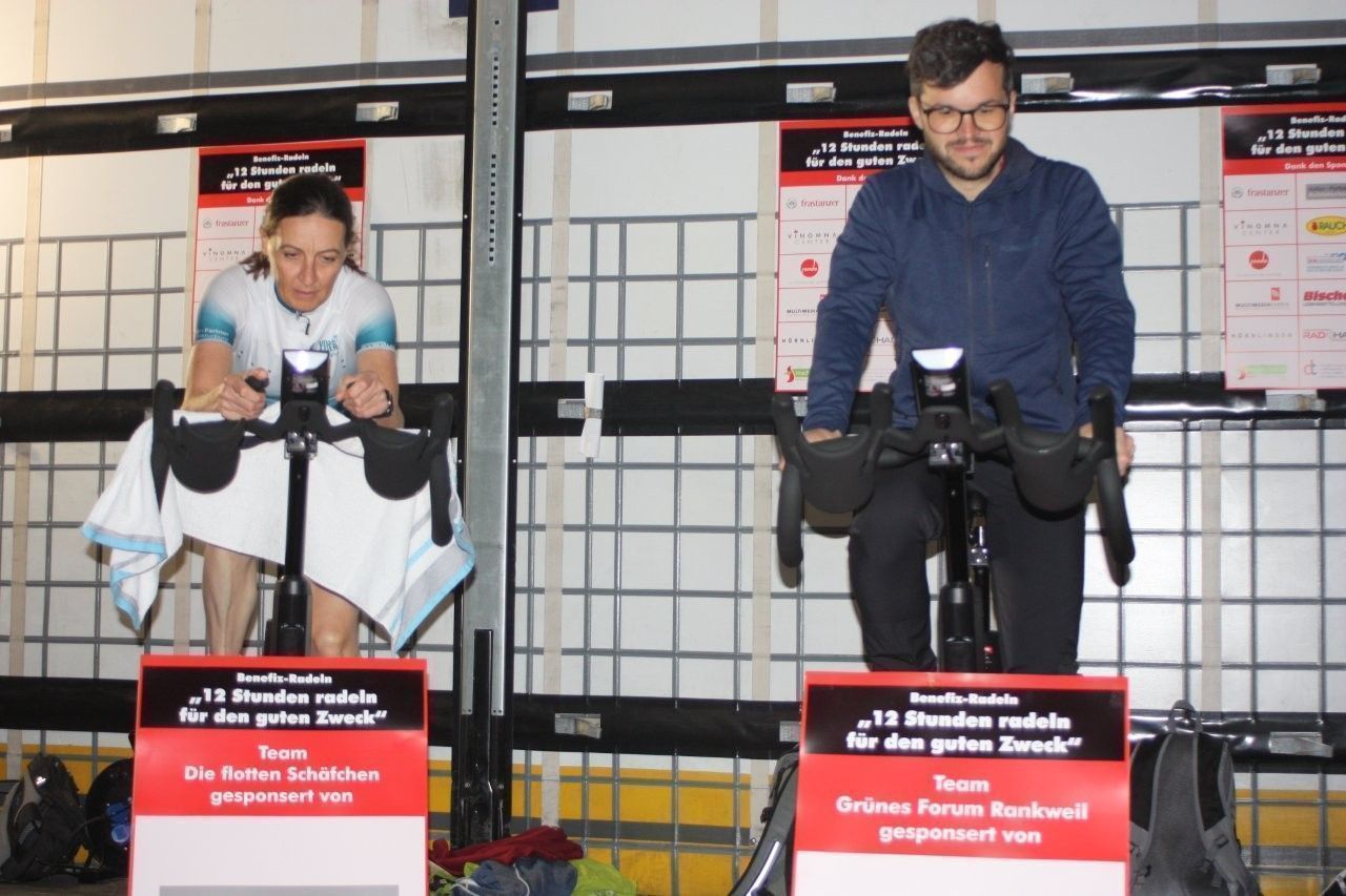 Johannes Herburger radelte mit. 