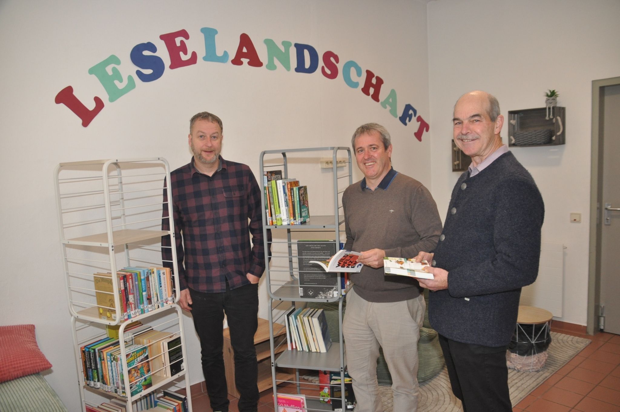 Dir Martin Natter, BM Erich Kaufmann, Obm Albert Rinderer