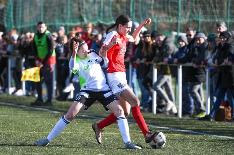 Meistens vor dem Gegner am Ball: Lara Scheichl.