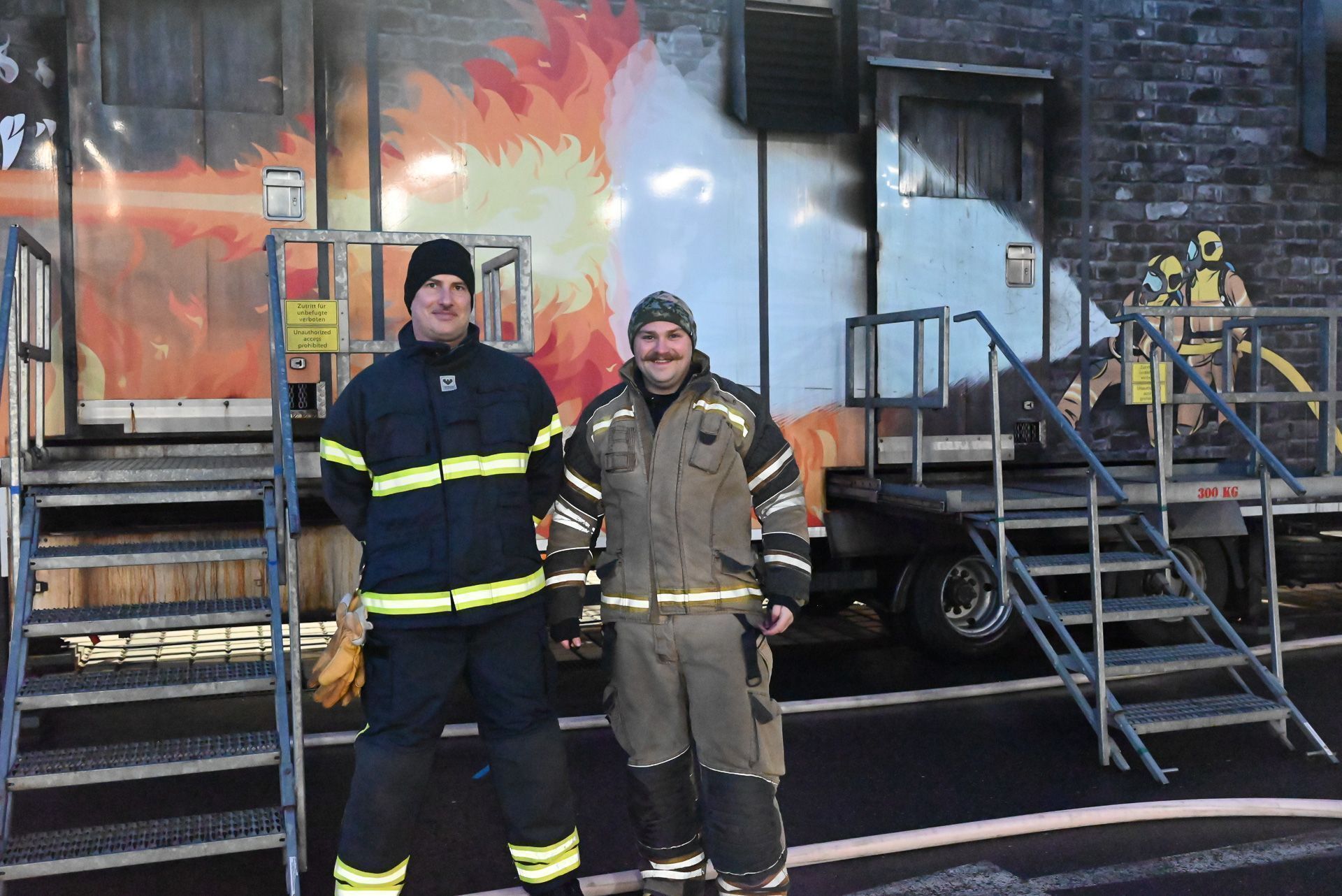 Sind extra aus Niederösterreich angereist: Die externen Trainer Roland Schremser und Georg Mrvka.