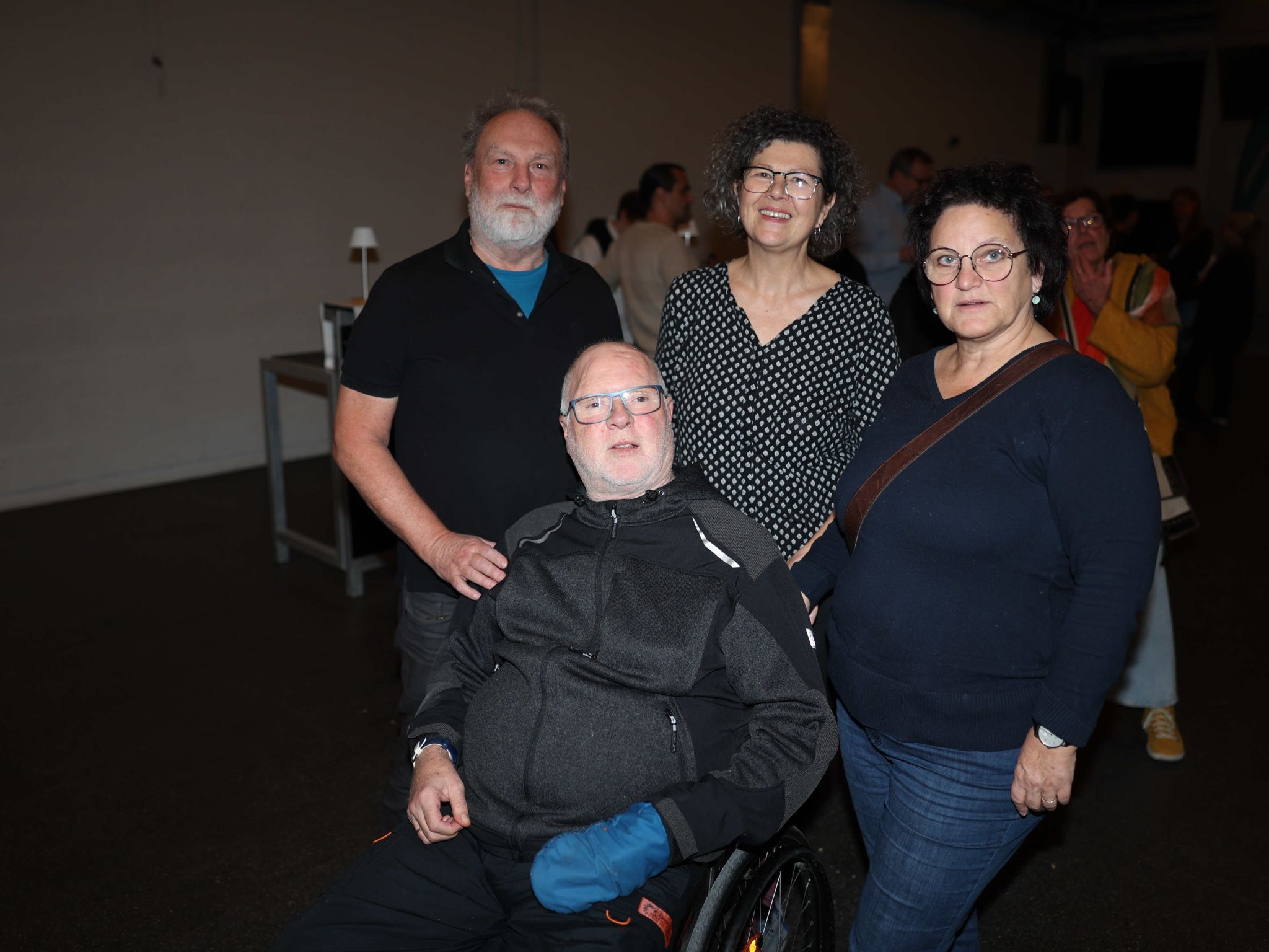 Paul Rupp, Dietmar und Luise Hämmerle, Angelika Lampert.