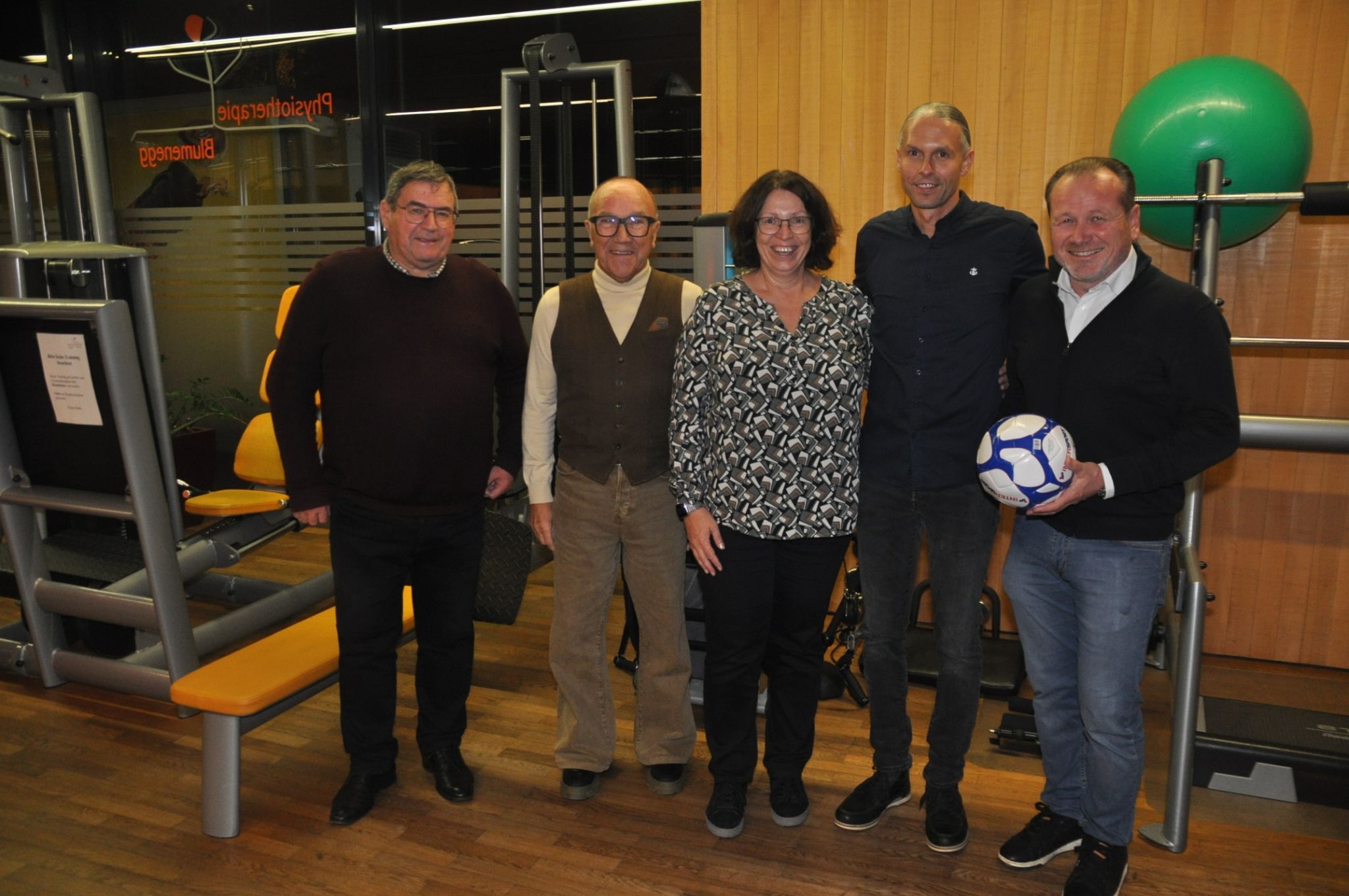 BM Willi Müller, AltBM Paul Ammann, BMi Alexandra Schallert, Günter Hronek, BM Harald Witwer.