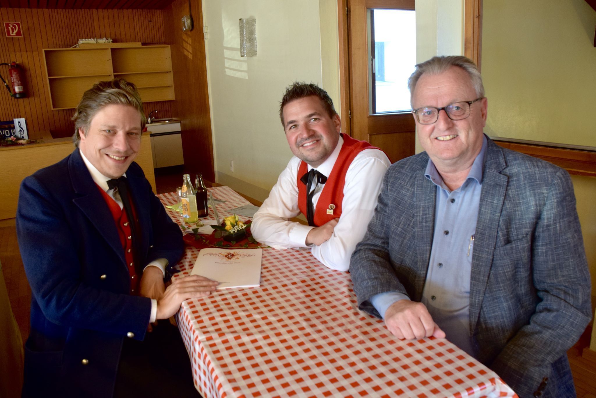 Martin Sadjak, Emanuel Wachter und Bgm. Martin Vallaster (Bartholomäberg).