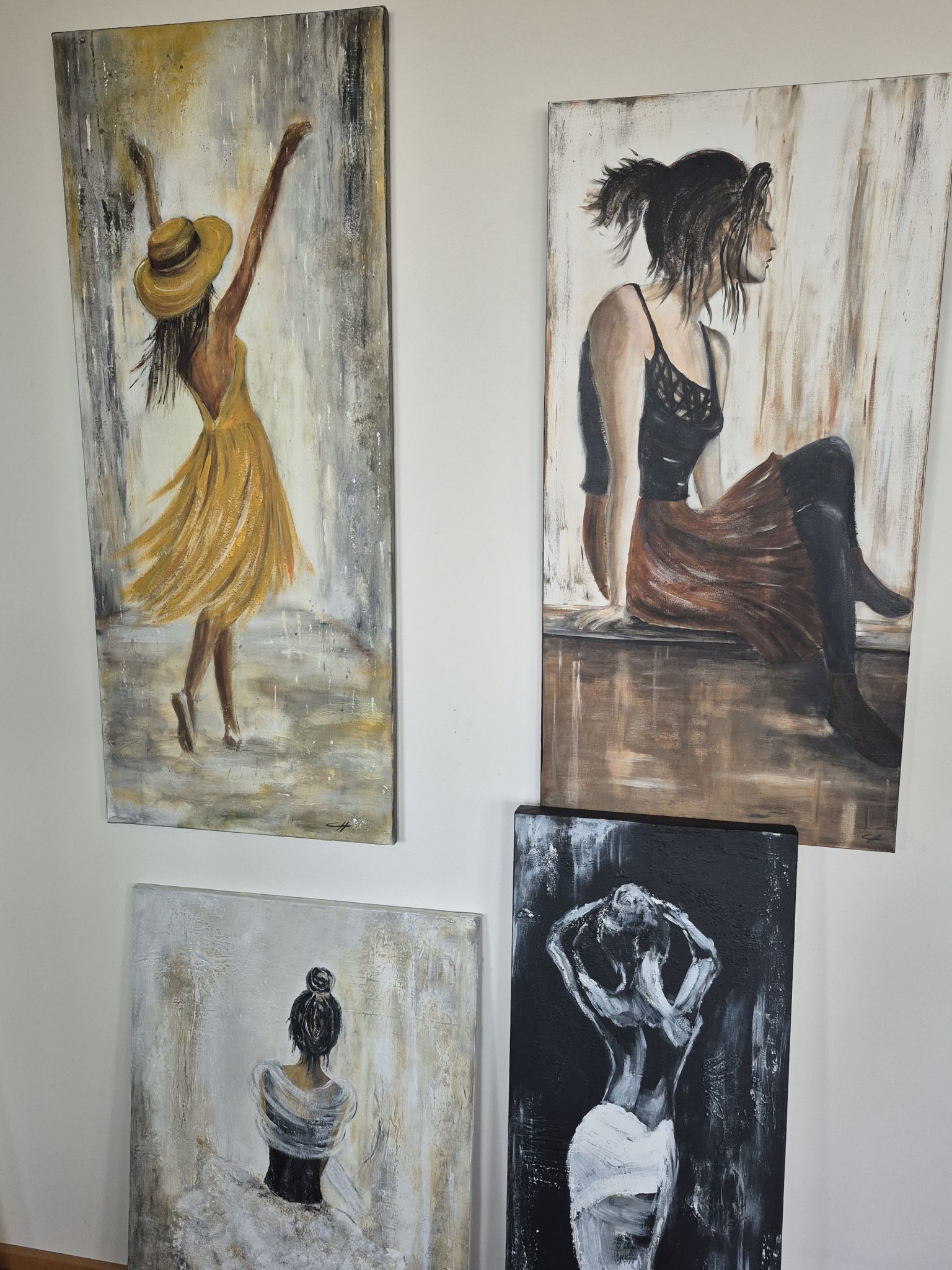 Beim Malen findet die Emser Künstlerin Abstand vom Alltag und Entspannung.