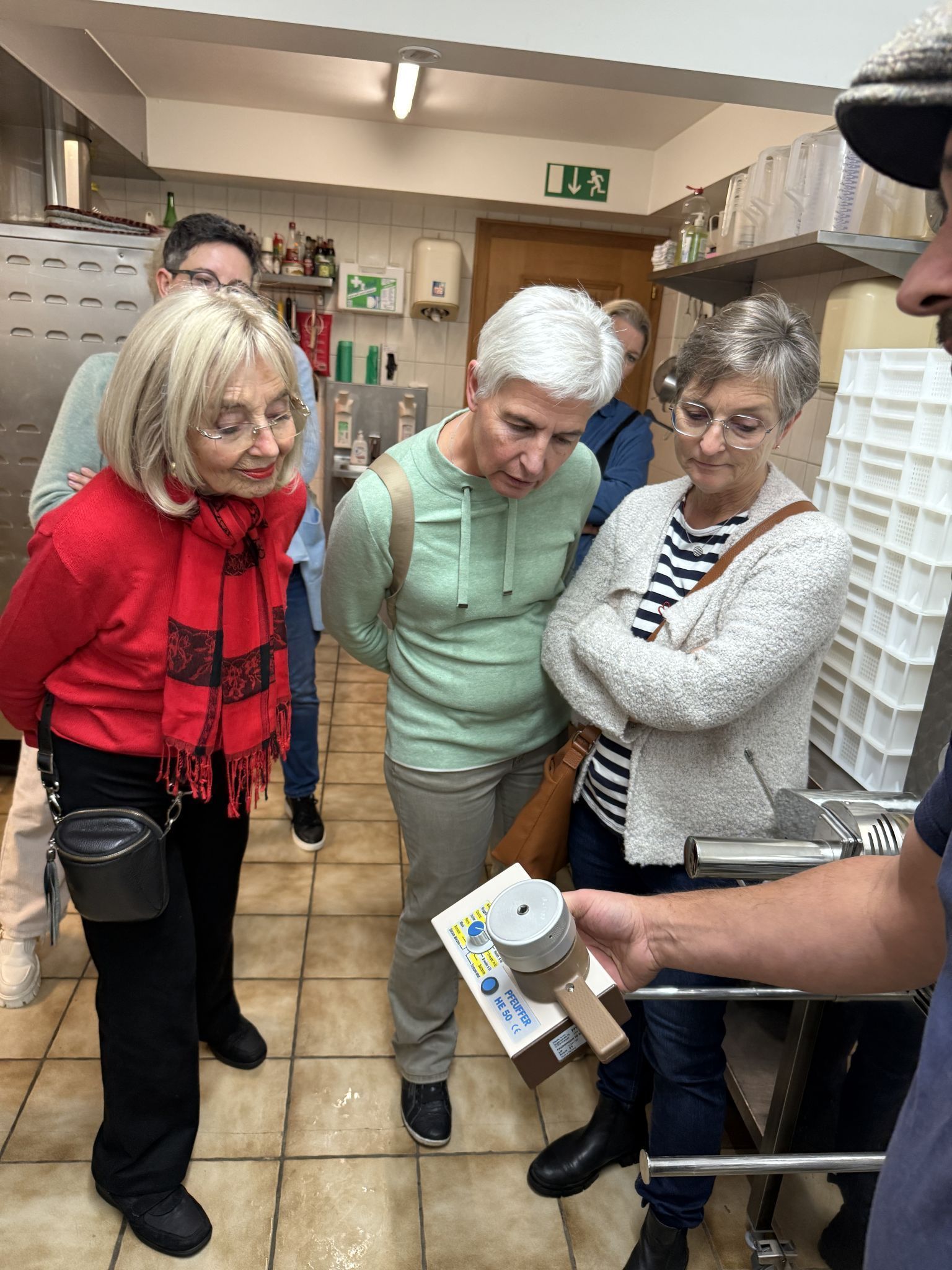 Messung des Feuchtgehaltes der Pasta