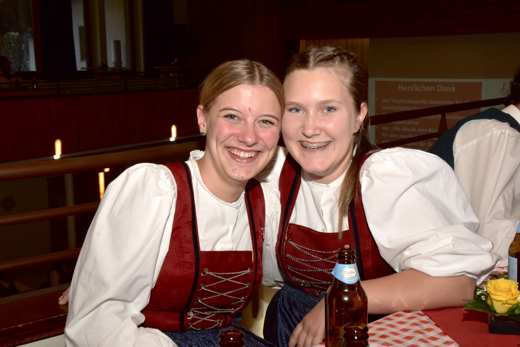 Mitglieder der Trachtenkapelle Fontanella waren ebenfalls am Bartholomäberg dabei.
