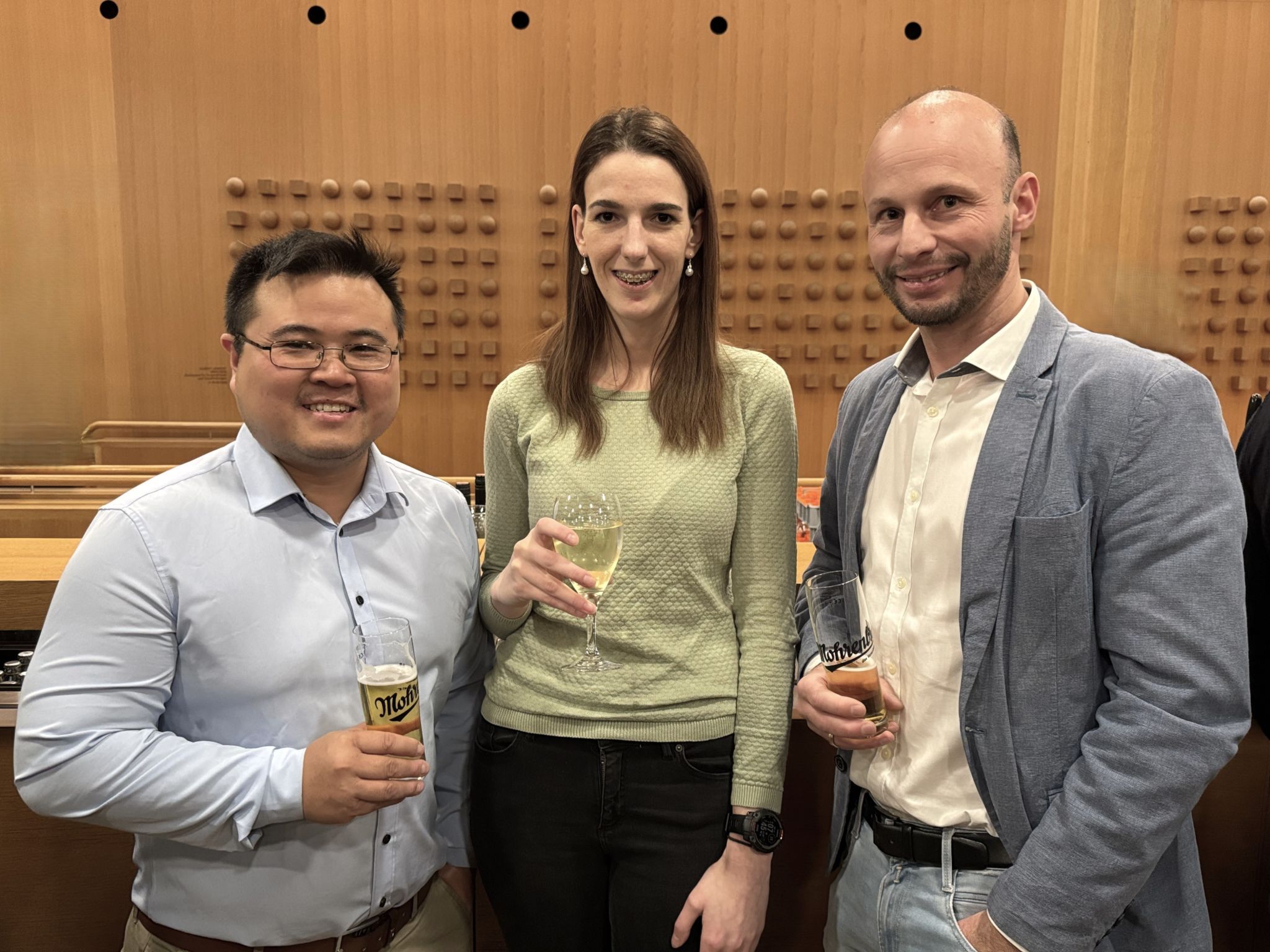 Hai-Rong Jin (Julius Blum GmbH), Karin Metzler (Uniqa) und Roland Rohrer (Russmedia Impact).