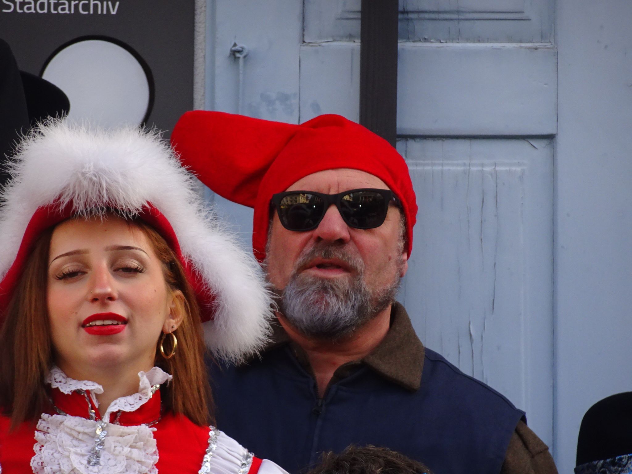 Kulturstadtrat Valentin Sottopietra hatte sich als Zwerg verkleidet.  