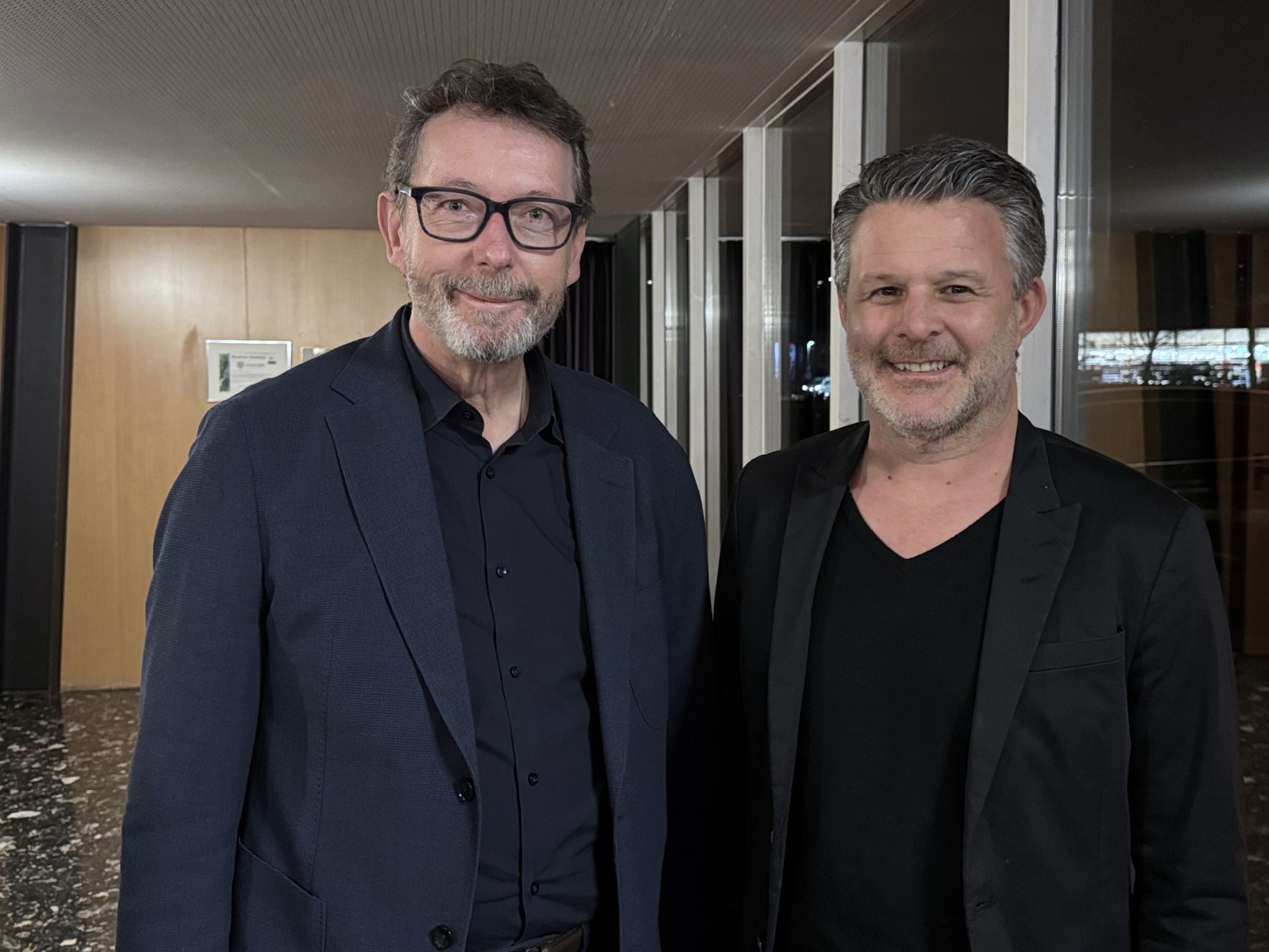 Andreas Neuhauser (Illerke VKW) und Mario Oberhauser (Russmedia).