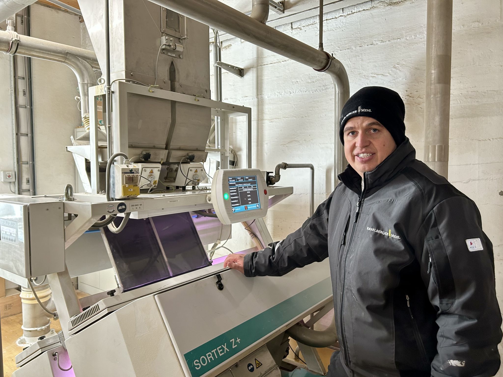 Qualitätsprüfung jeden Korns