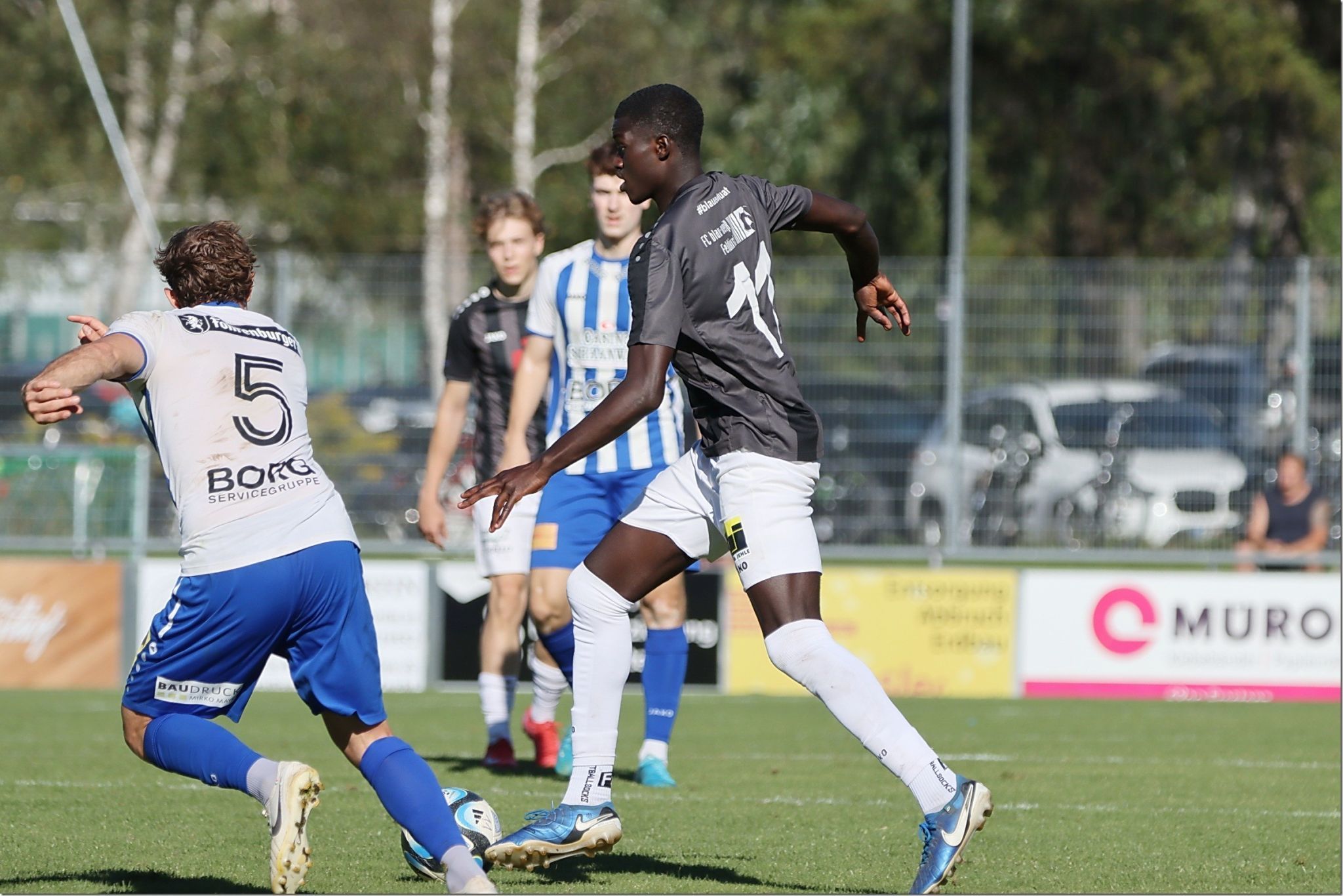 Nije Ansumana spielt im Frühjahr in Göfis. 