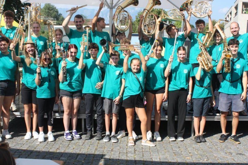 Die Jungmusik Rankweil-Meiningen ist mit dabei.