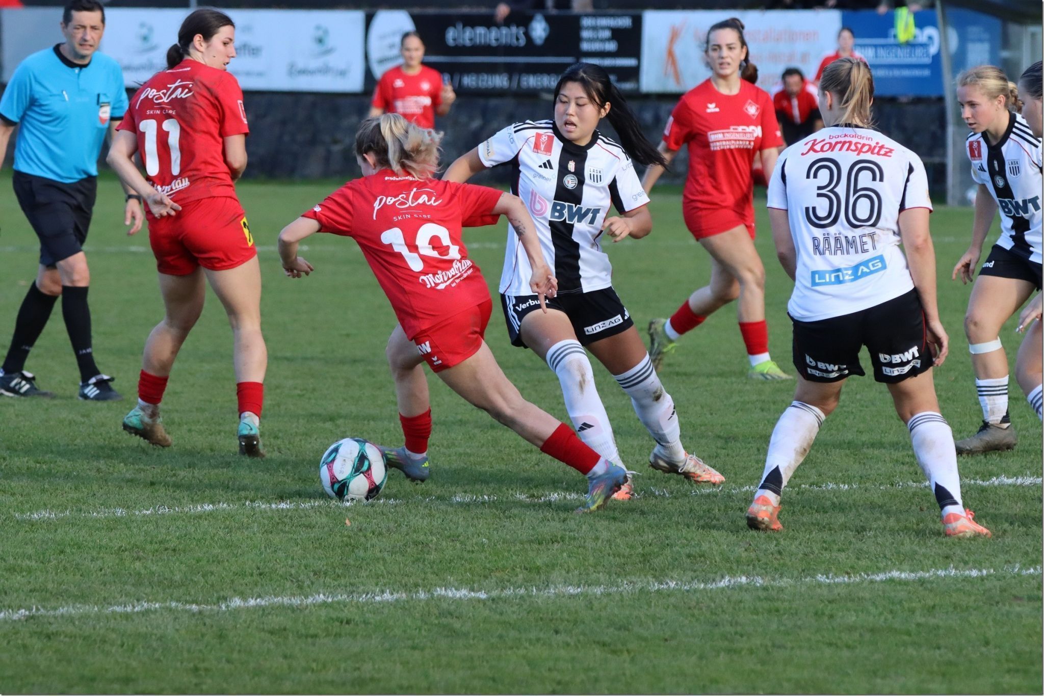 Sarah Schneider spielte im Mittelfeld stark.