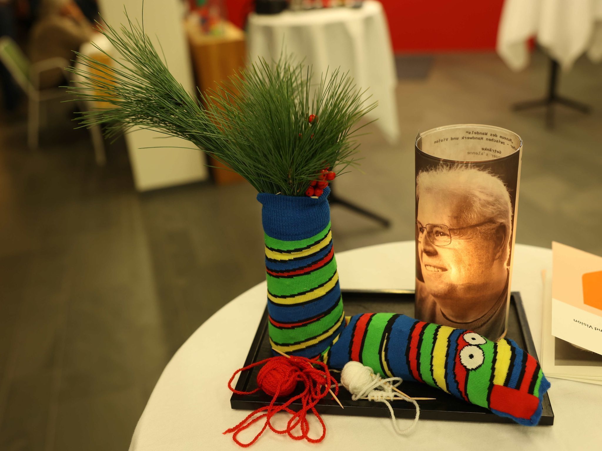 Die Getränke- und Speisekarte des