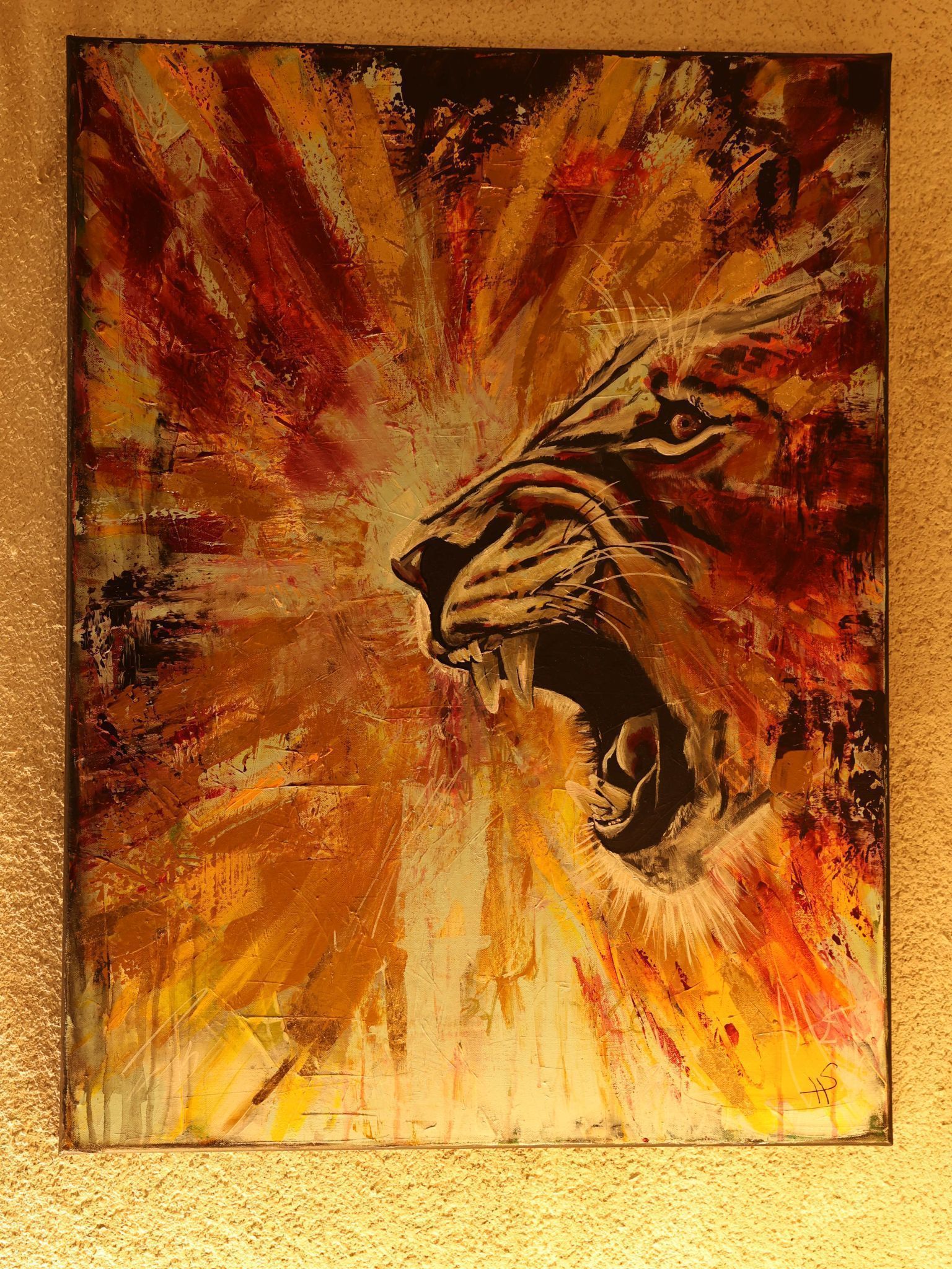 Tiermotive sind ein weiterer Teil von Hagelkreuz`s Schaffen.