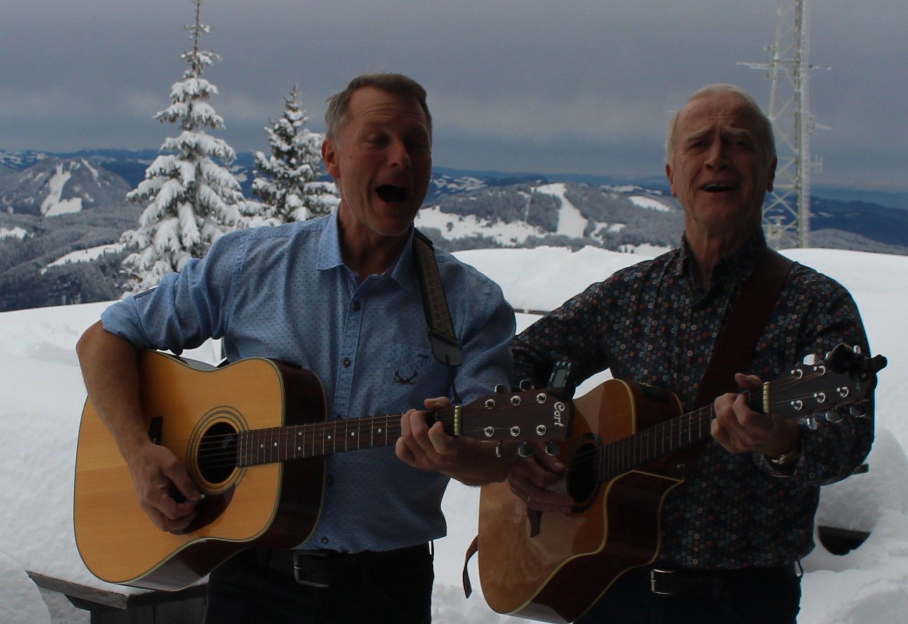 Jos Franz und Norbert Greber (l.) sind beim Benefiz-Wochenende längst „alte Bekannte“.   