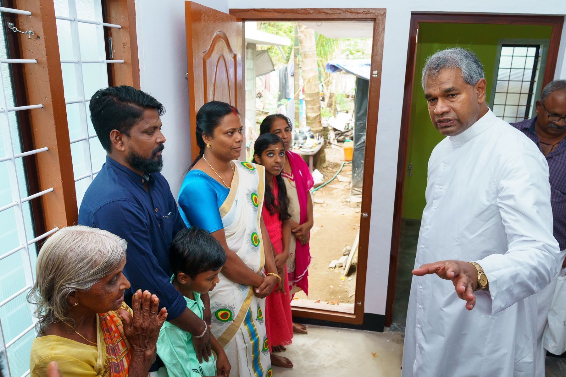 Pfarrer mit Herz: Seit Jahren engagiert sich Pfarrer Georg Thaniyath Varghese unermüdlich für obdachlose Familien in seiner Heimat Kerala.