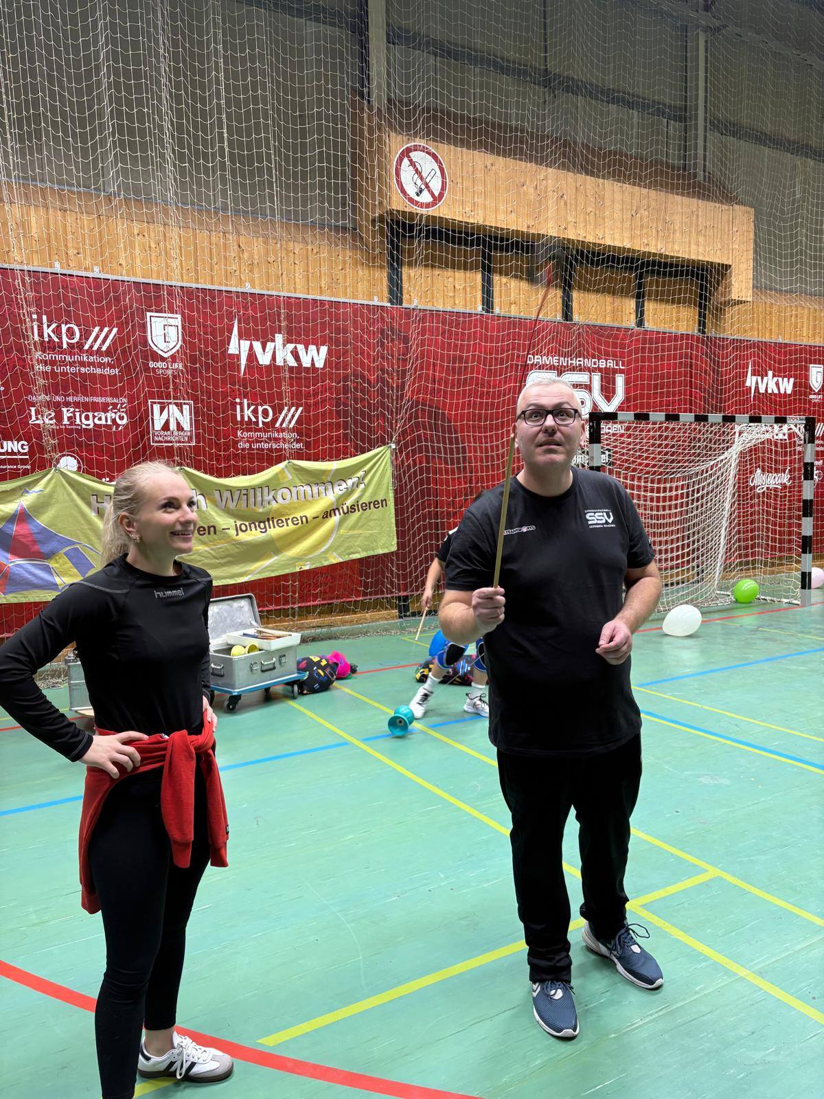 NaNo´s Mitmachzirkus zu Besuch bei den Youngsters des SSV Dornbirn Schoren (Bildergalerie)