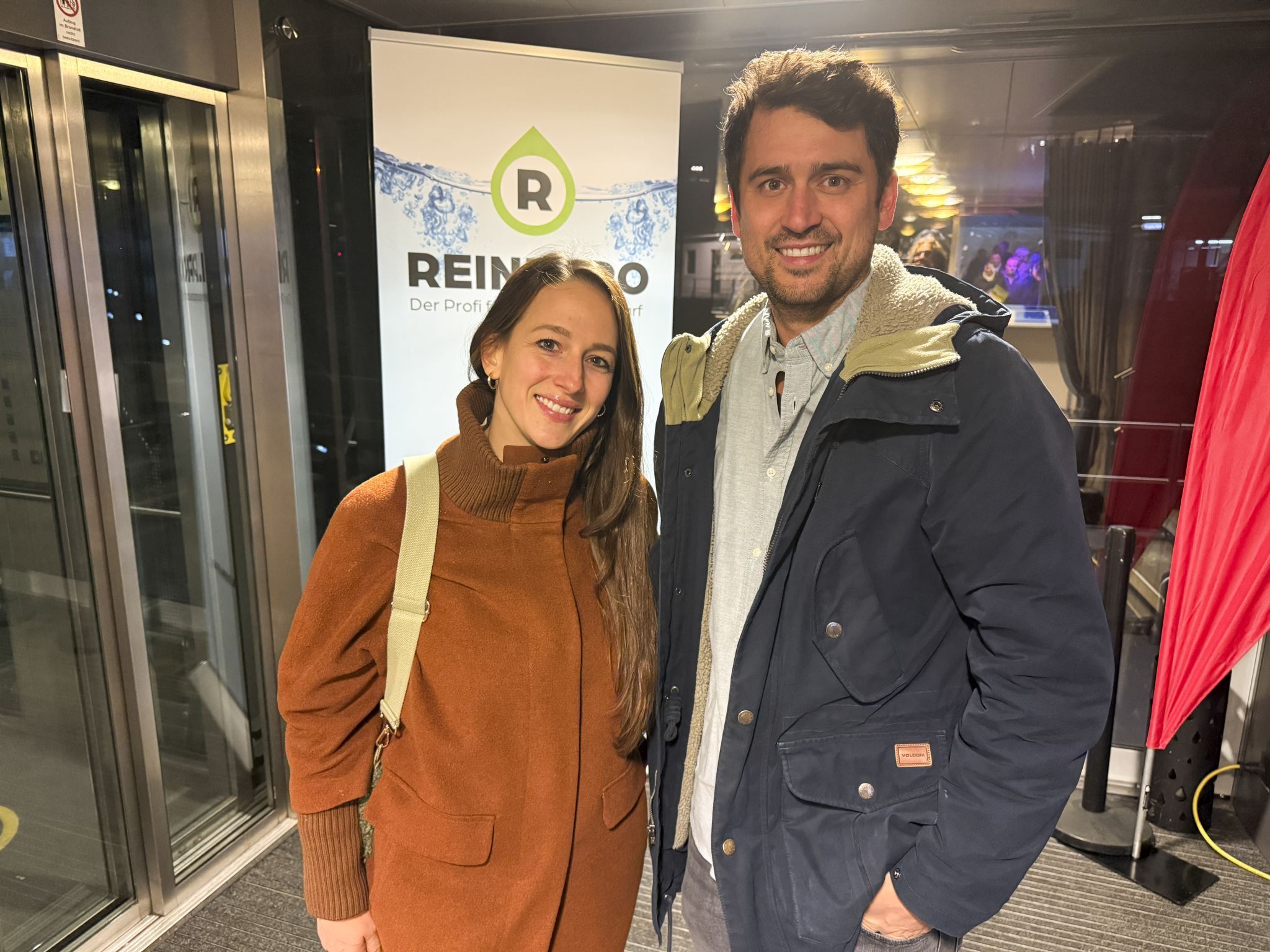 Hanna und Beat Fritsch waren mit an Bord