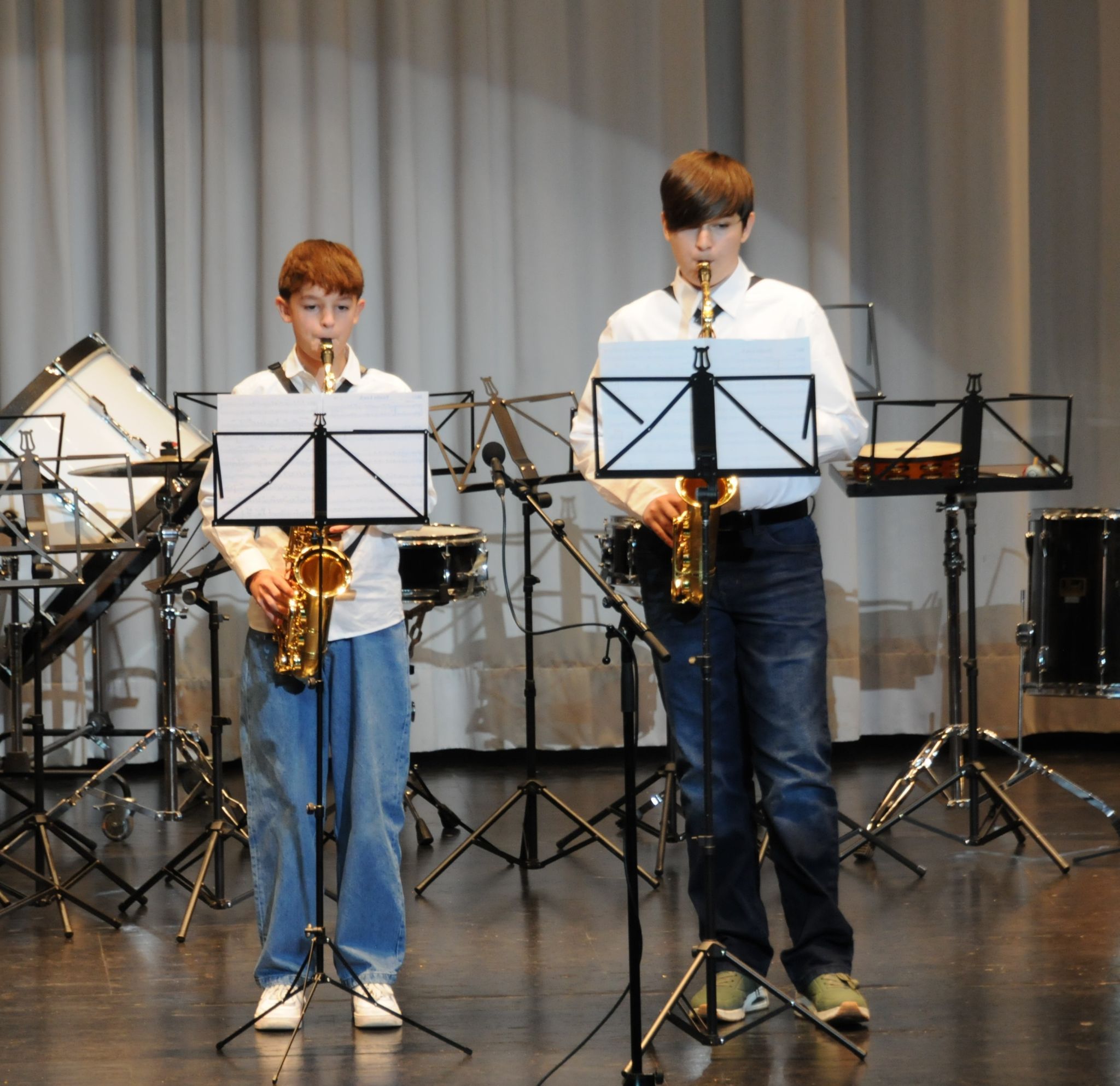 Viele neue Schüler durften sich präsentieren.