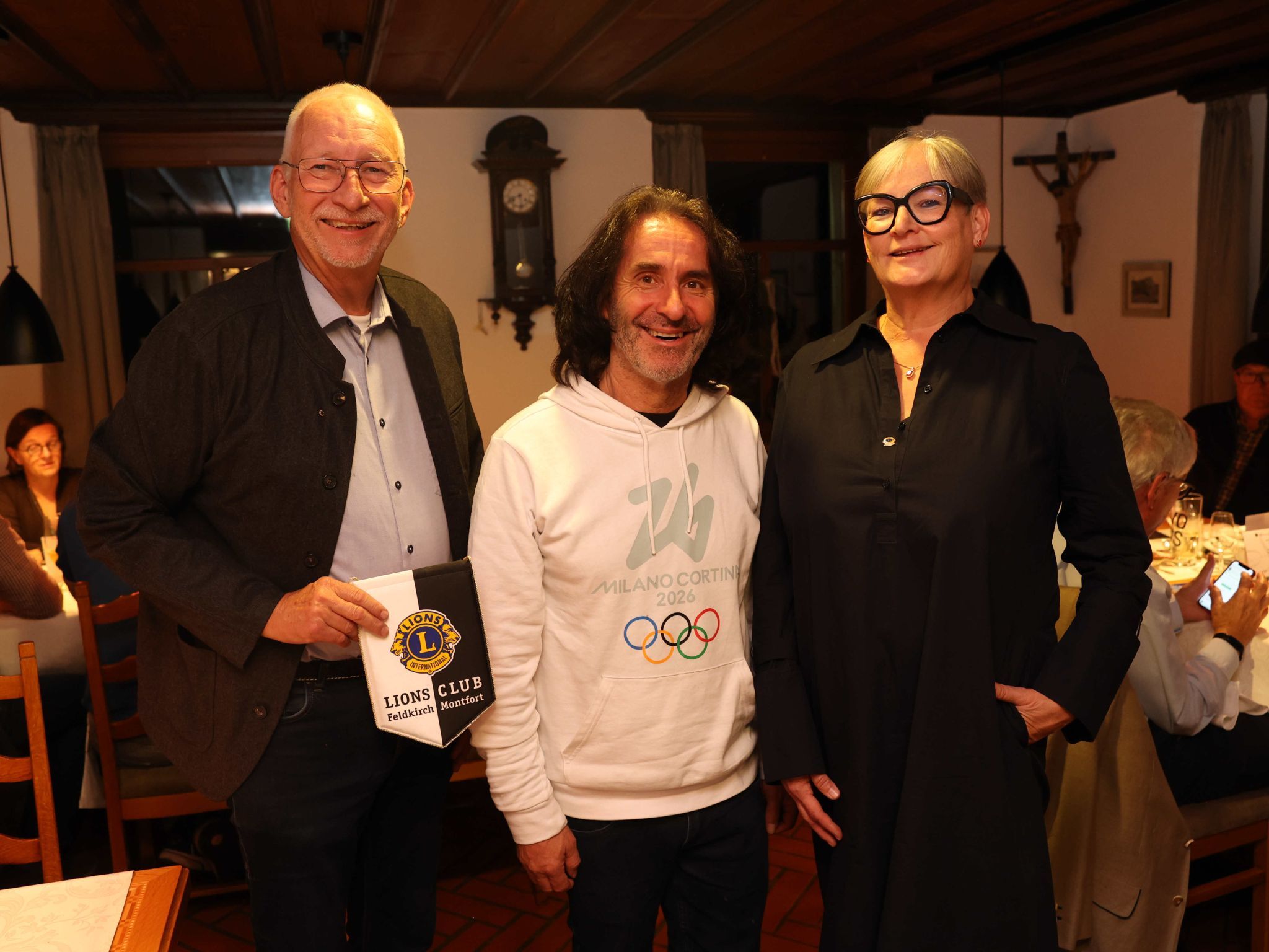 Past-Präsidnent Christian Taucher, Gast Joe Fritsch und