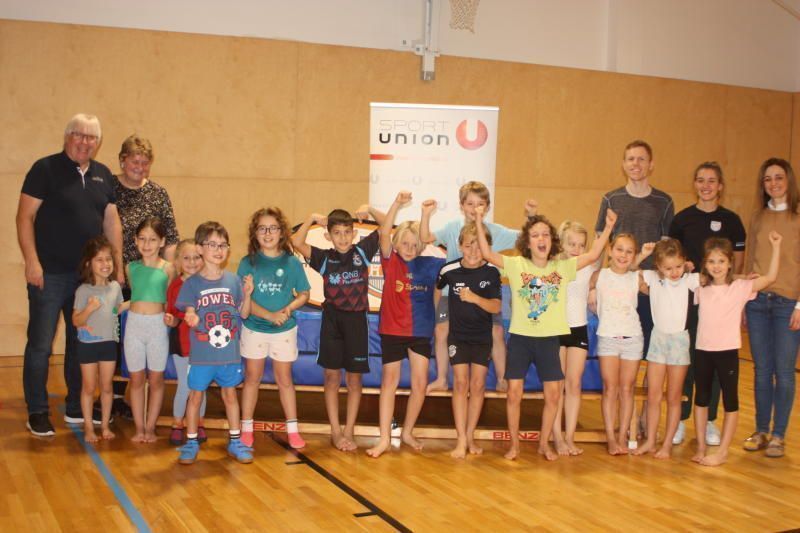 Jubel nach der Ninja Challenge. 