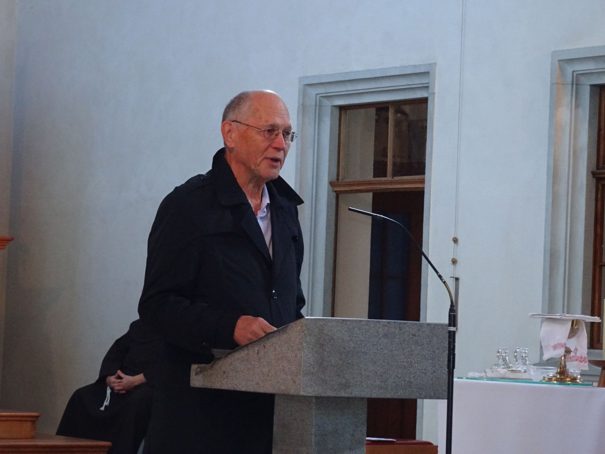 Martin Ruepp, Obmann des Freundeskreises der Franziskaner bedankte sich dafür, dass eine Vereinbarung gefunden wurde, in der weiterhin Platz für die Seelsorge bleibt.