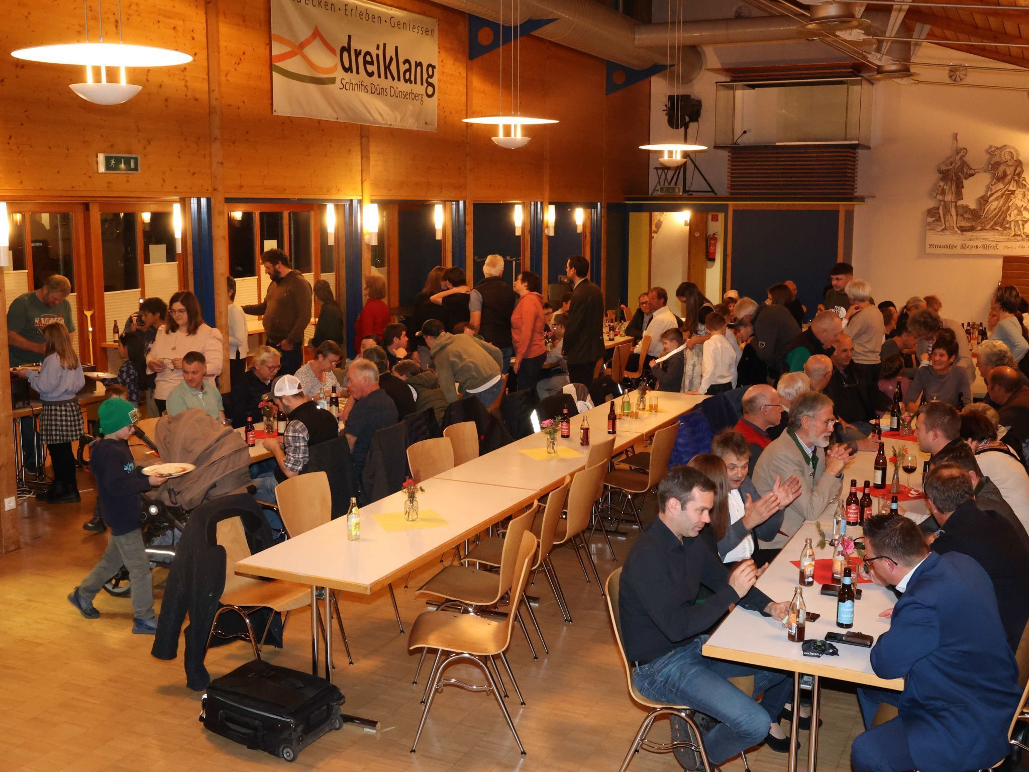 Ein Abend zur Belohnung für die Hilfseinsätze.