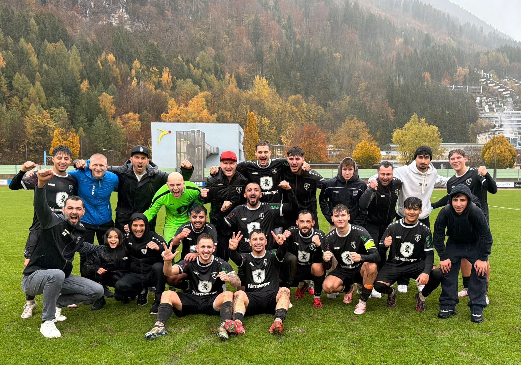 Jubel bei FC Rätia Bludenz.