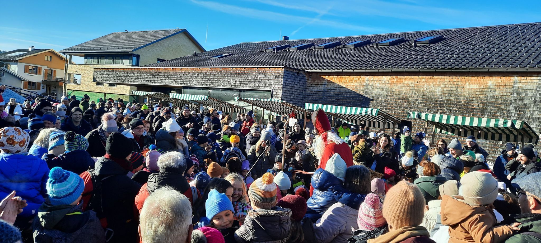 Seit Anbeginn des Klosamarktes ist der Nikolausbesuch ein unbestrittener Höhepunkt.  