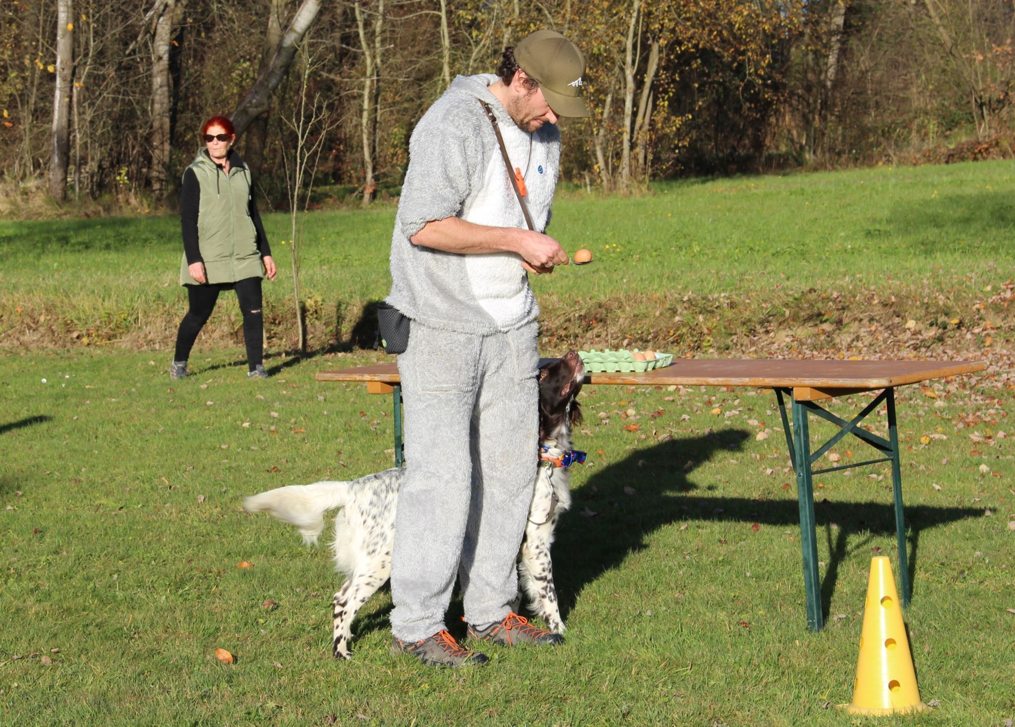 Eierlauf von Daniel mit Johnny