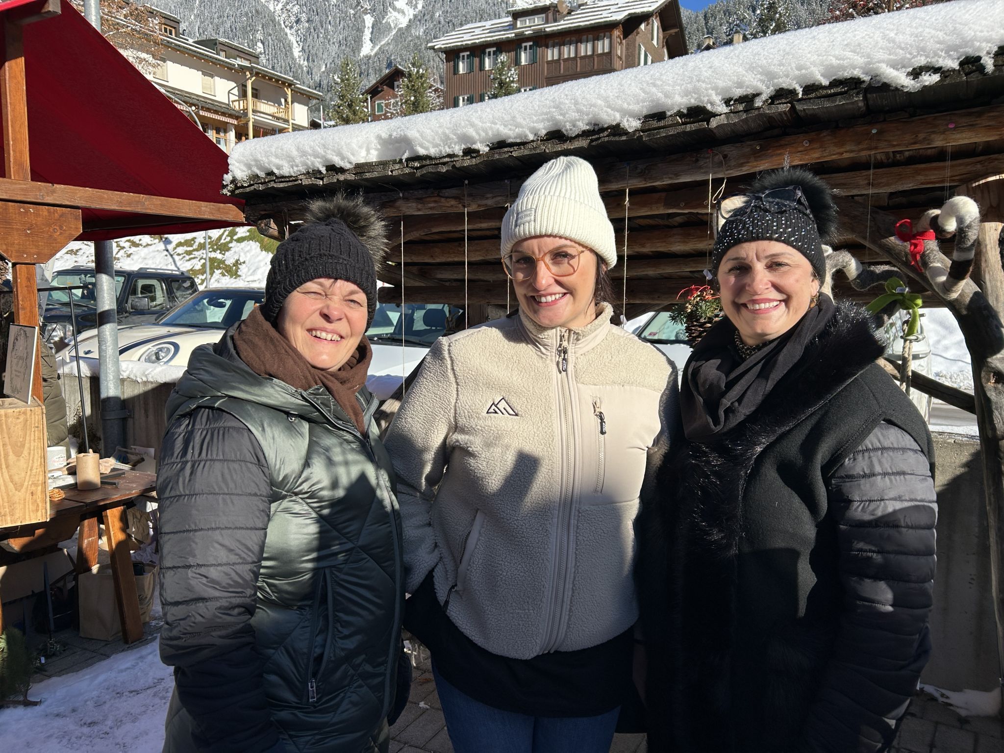 Camren Juen-Kraft, Johanna Fitsch und Sabine Fitsch