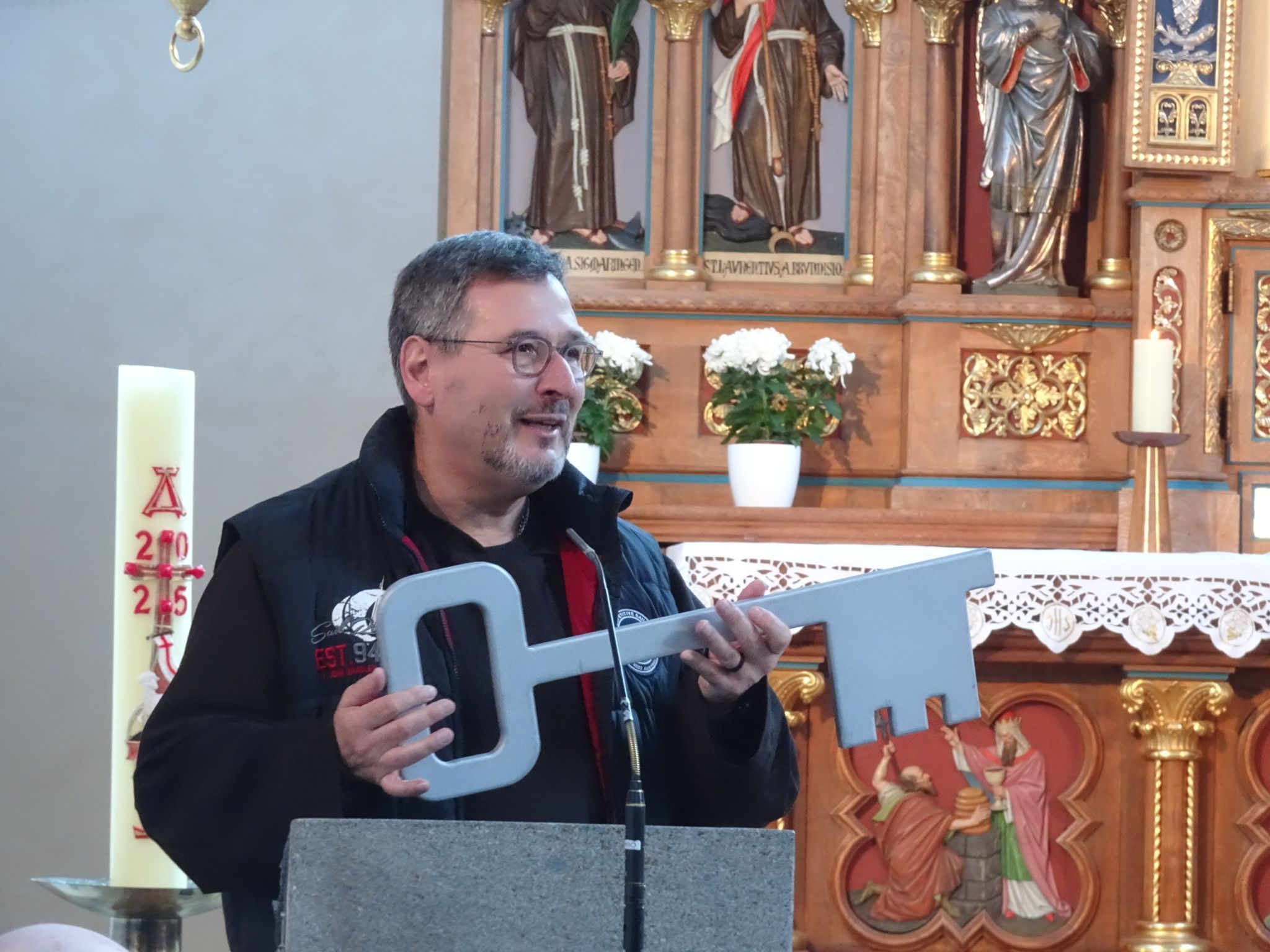 Ein historischer Schlüssel für ein Stück Stadtgeschichte.