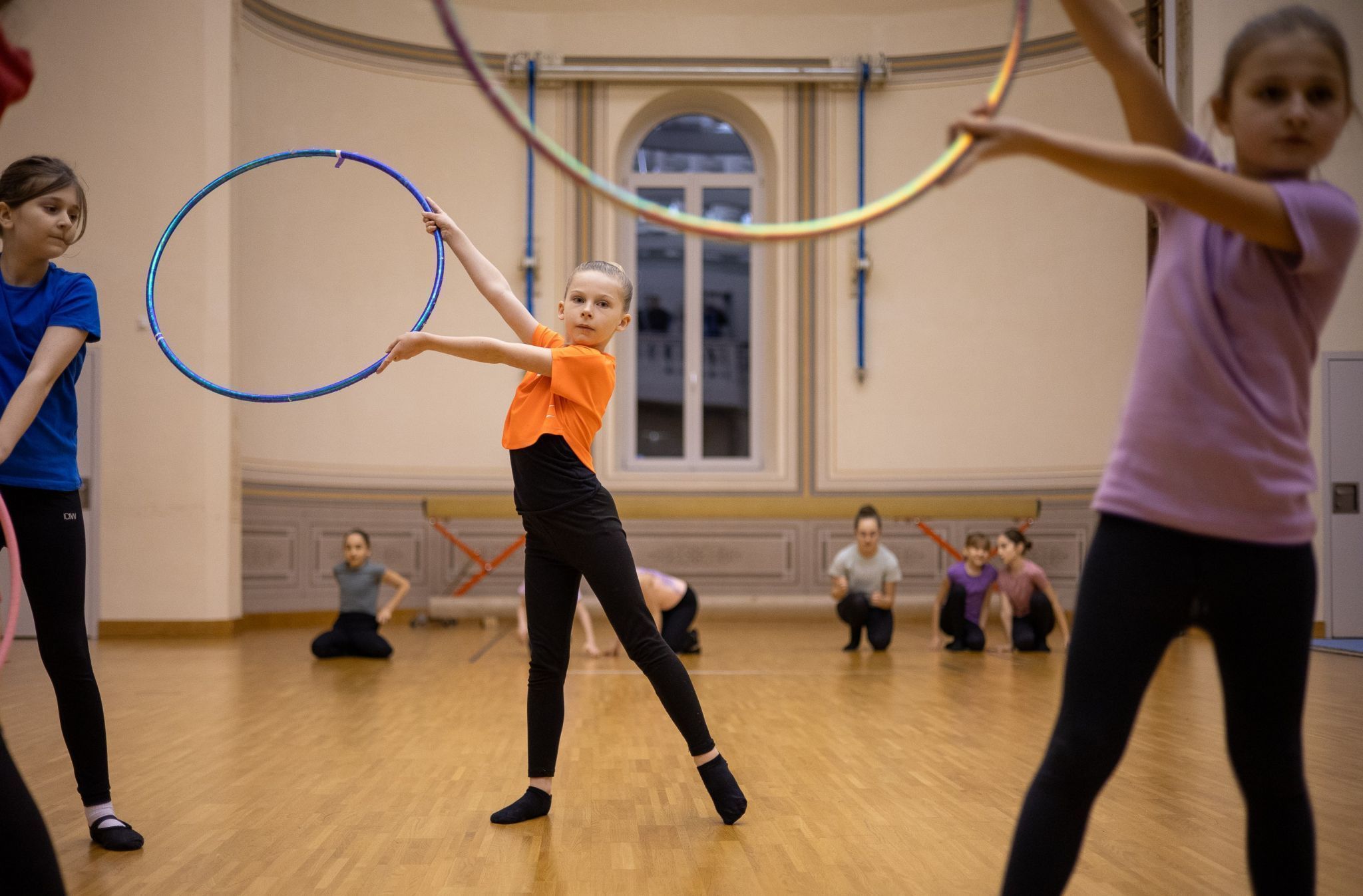 Die Mädchen zeigten eine wahrlich schwungvolle Show.