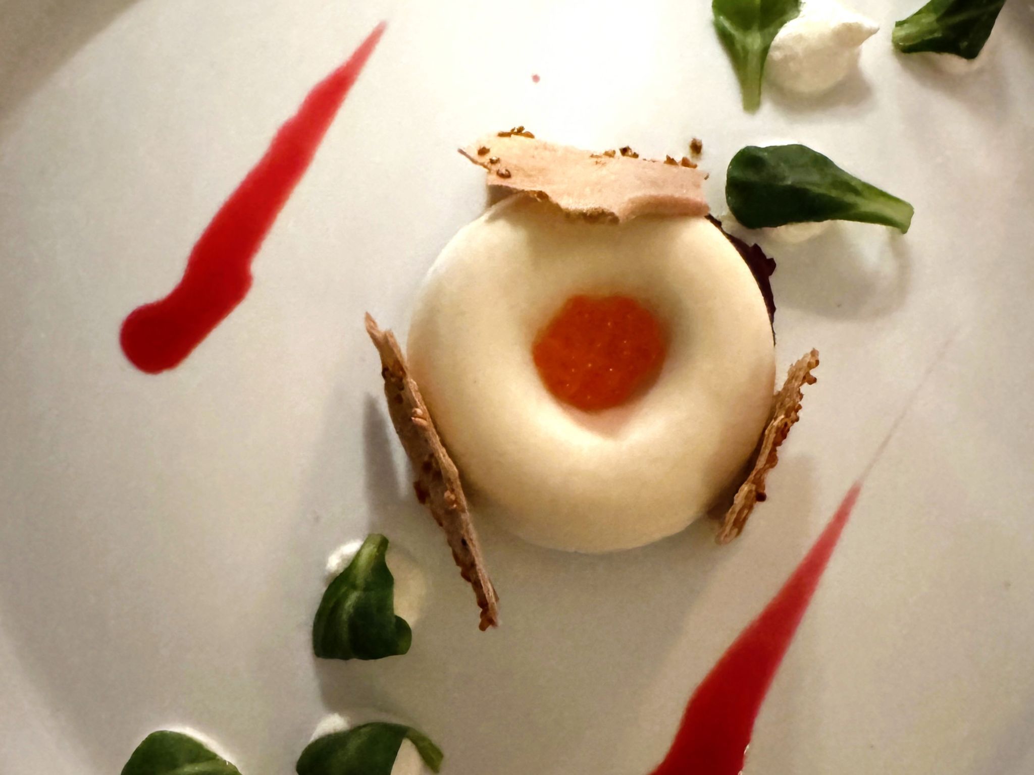 Räucherforelle, Randig-Tatar und Meerrettichcreme