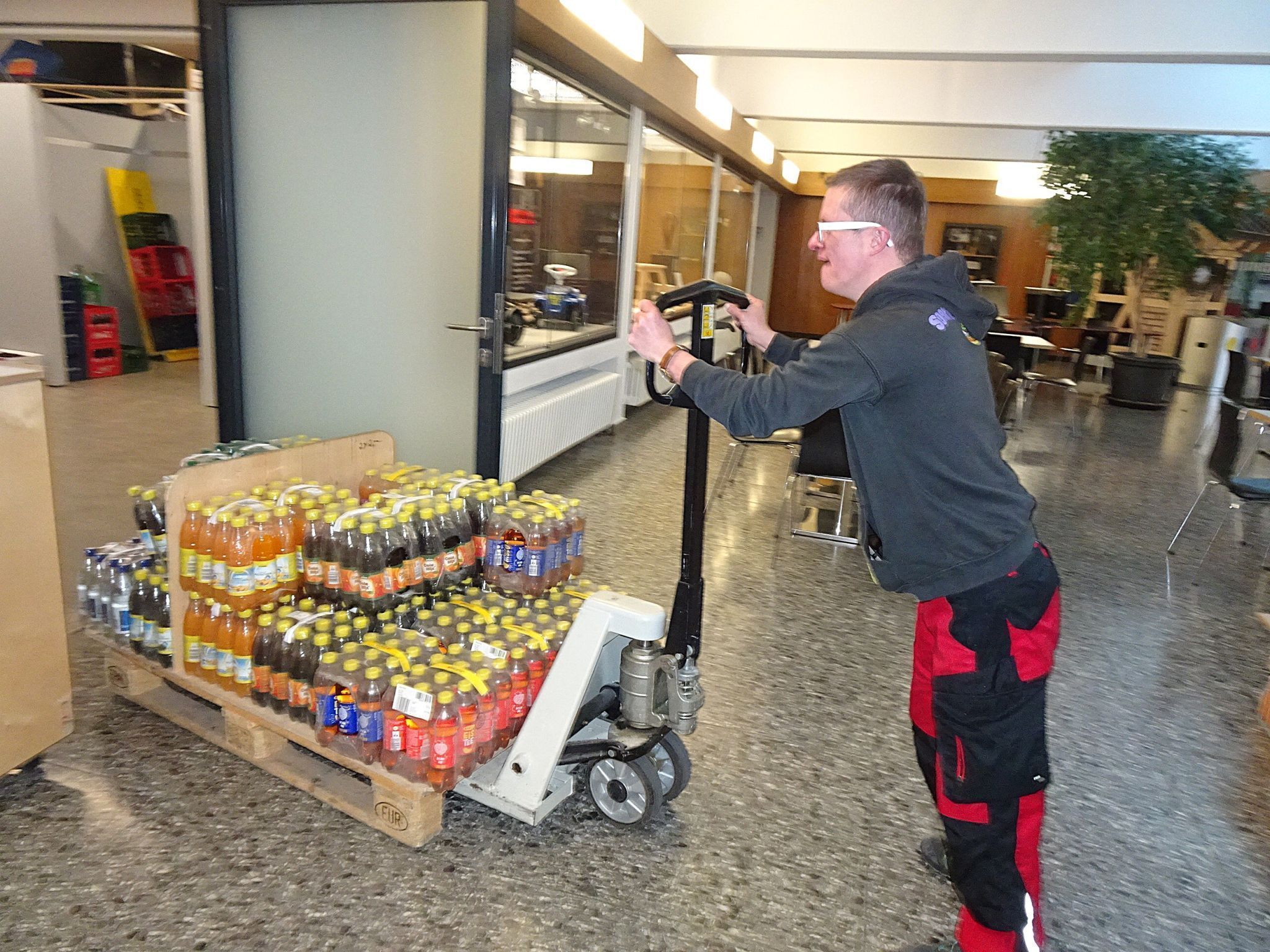 Thomas Hollenstein in Aktion. 