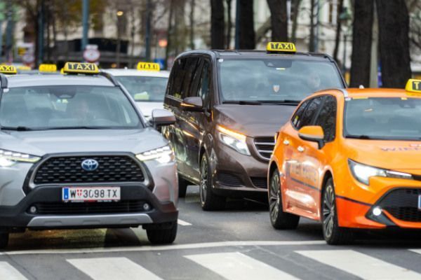 Taxi-Demo in Wien &#8211; Verkehrslage entspannt sich