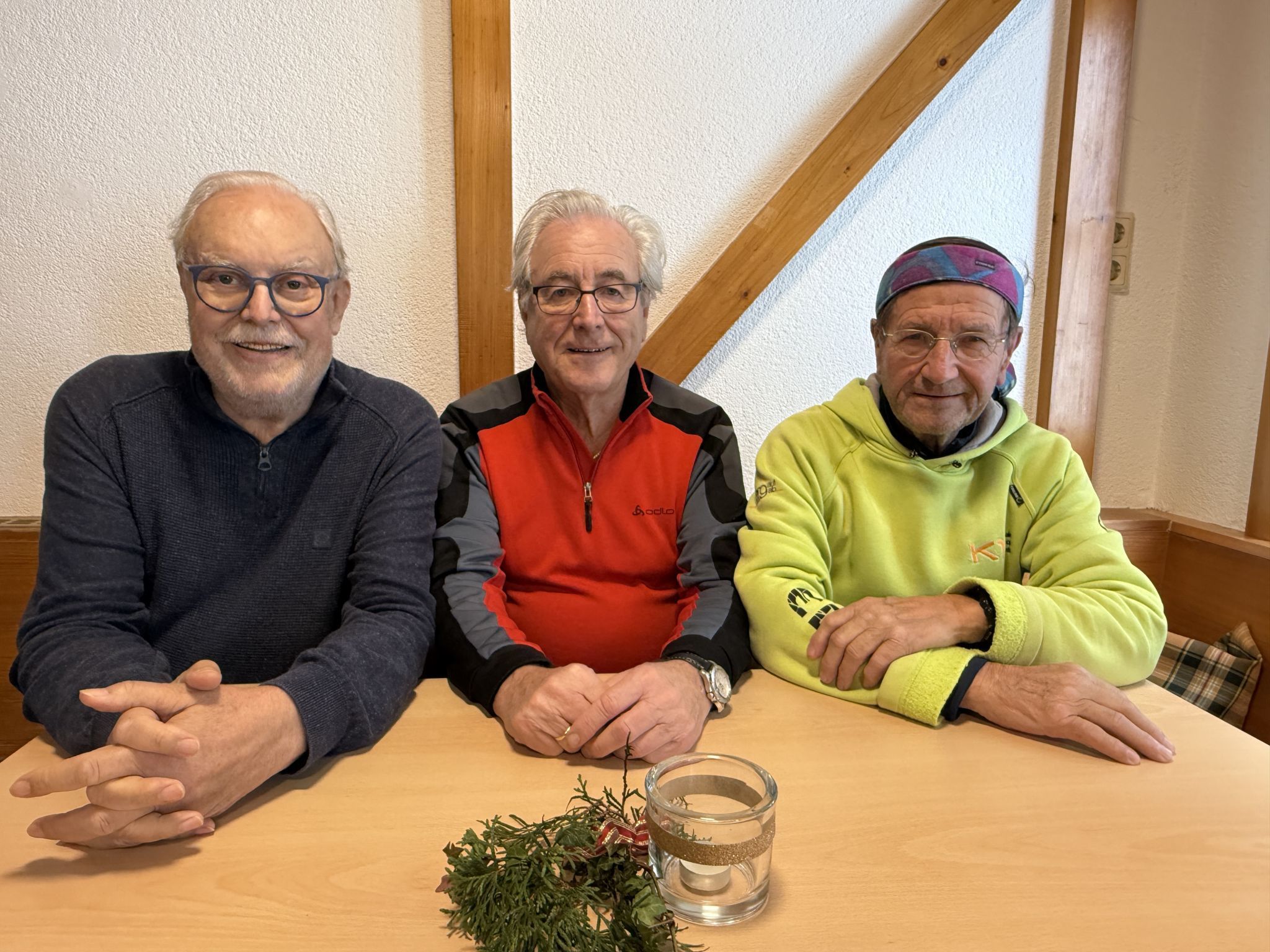 Kurt Plaickner, Ehrenobmann Walter Böhler und Hartwig Böhler