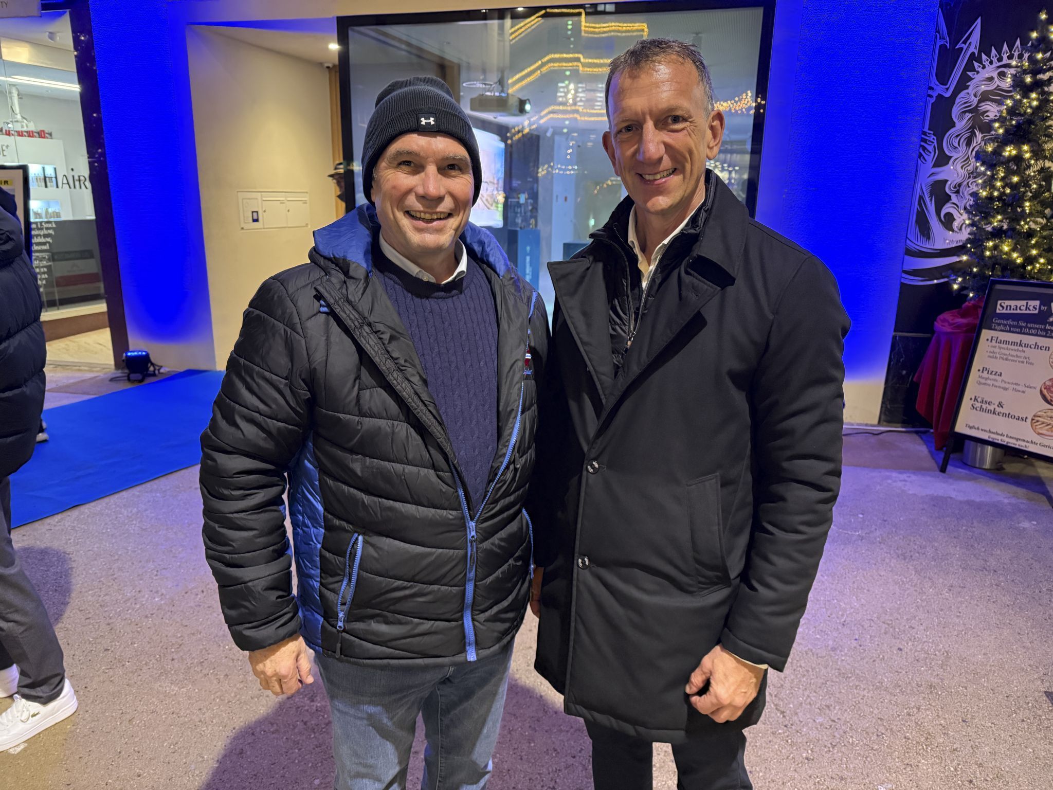 Michael Amann (WKV) und AMS GF Bernhard Bereuter kamen nach Bregenz