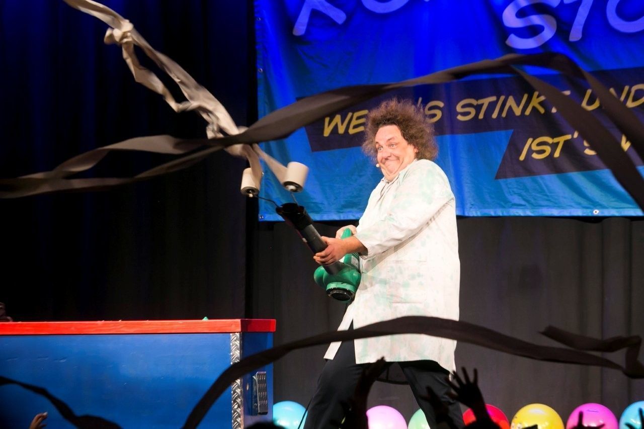 Konrad Stöckel sorgte für eine Megashow.