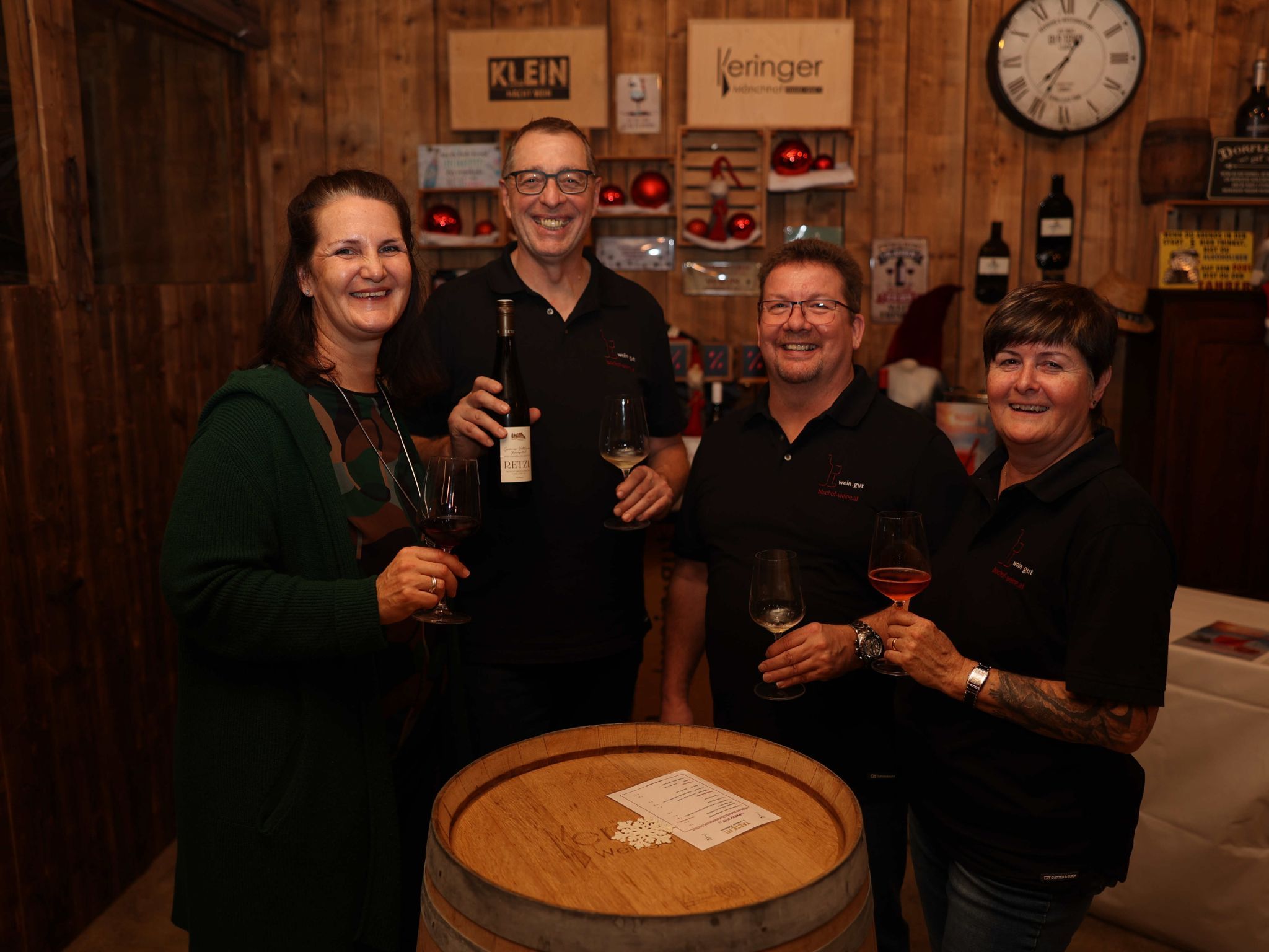 Andrea Sinz, Herbert Bischof, Fernando und Christine Mathis.