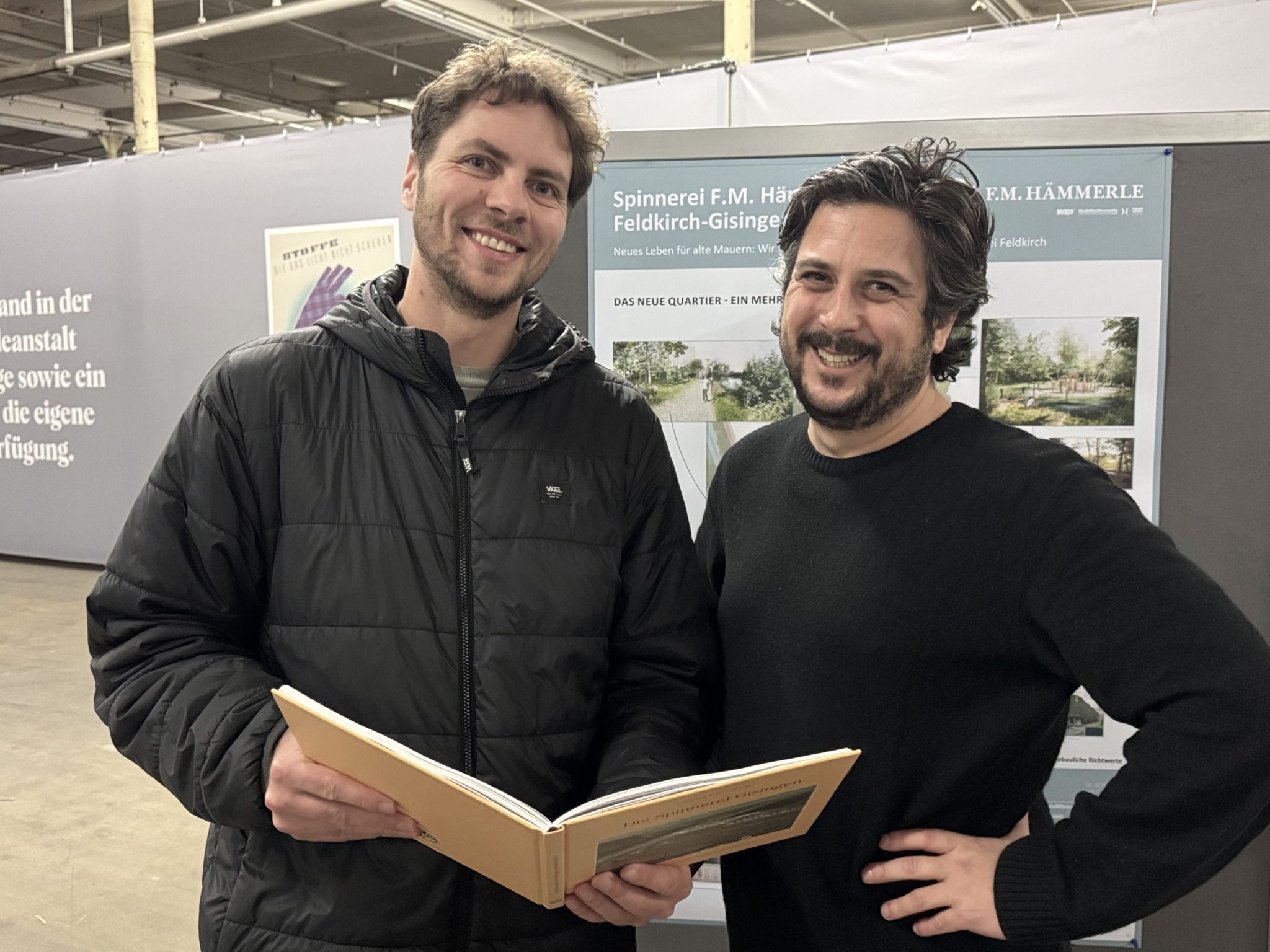 Lucian Burgstaller (Planungsbüro stadtland) und Lukas Böckle (NEST).