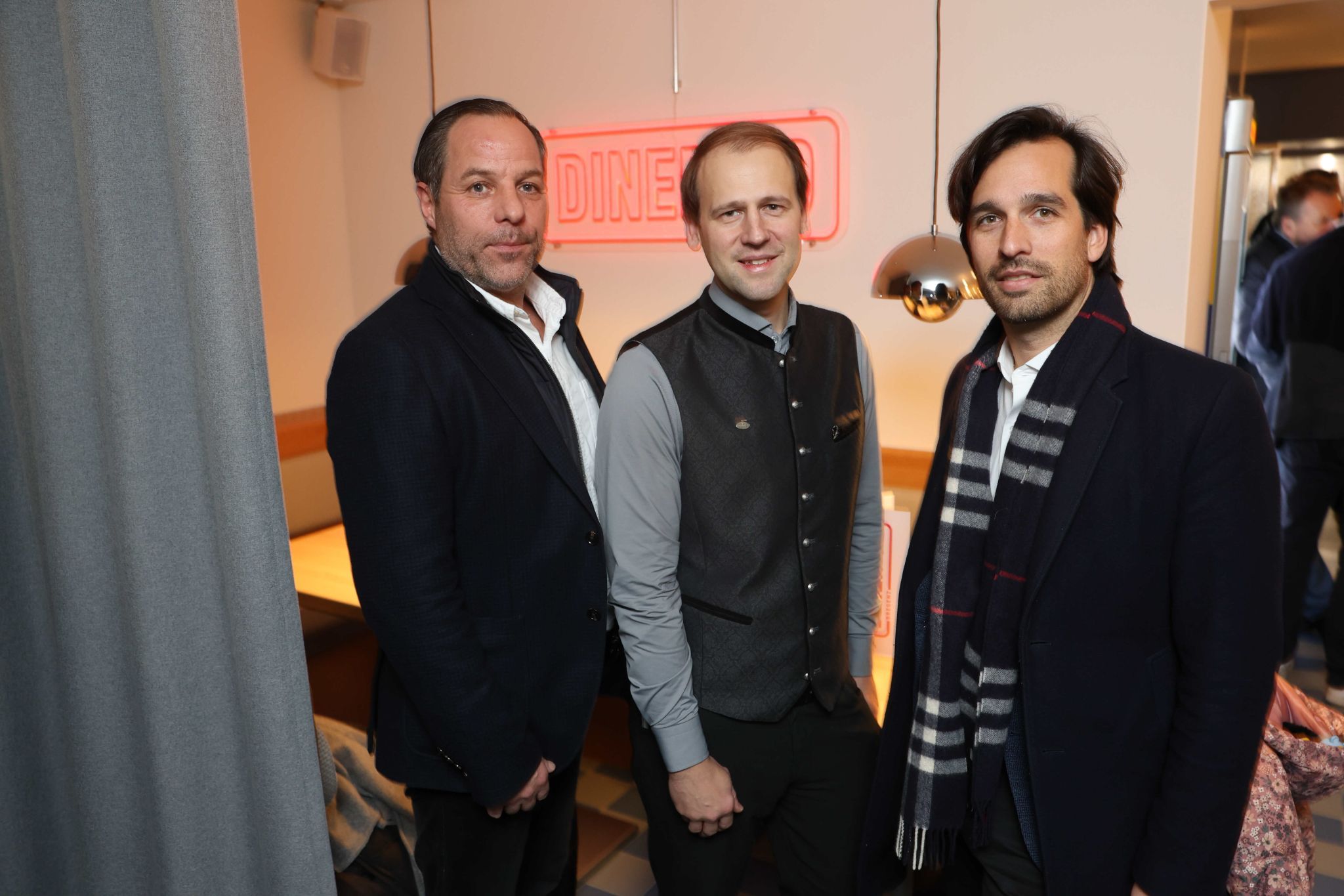 Roland Kuster, Hubert Kinz jun. und Sebastian Steurer.