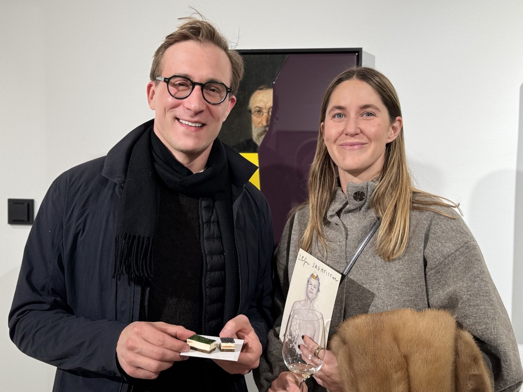 Kunstbegeistert: Frederic Meier und Lisa Grobien.