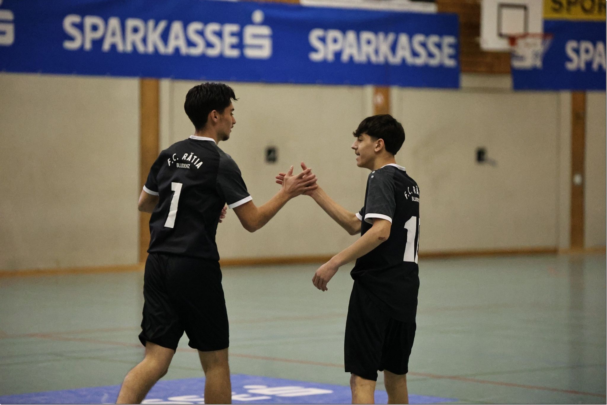 Rätia Bludenz U-18 verlor alle vier Spiele im Hallenmasters in Wolfurt knapp.