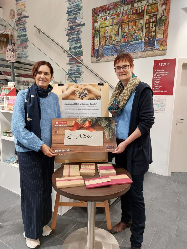 Spendenübergabe Tyrolia Bludenz