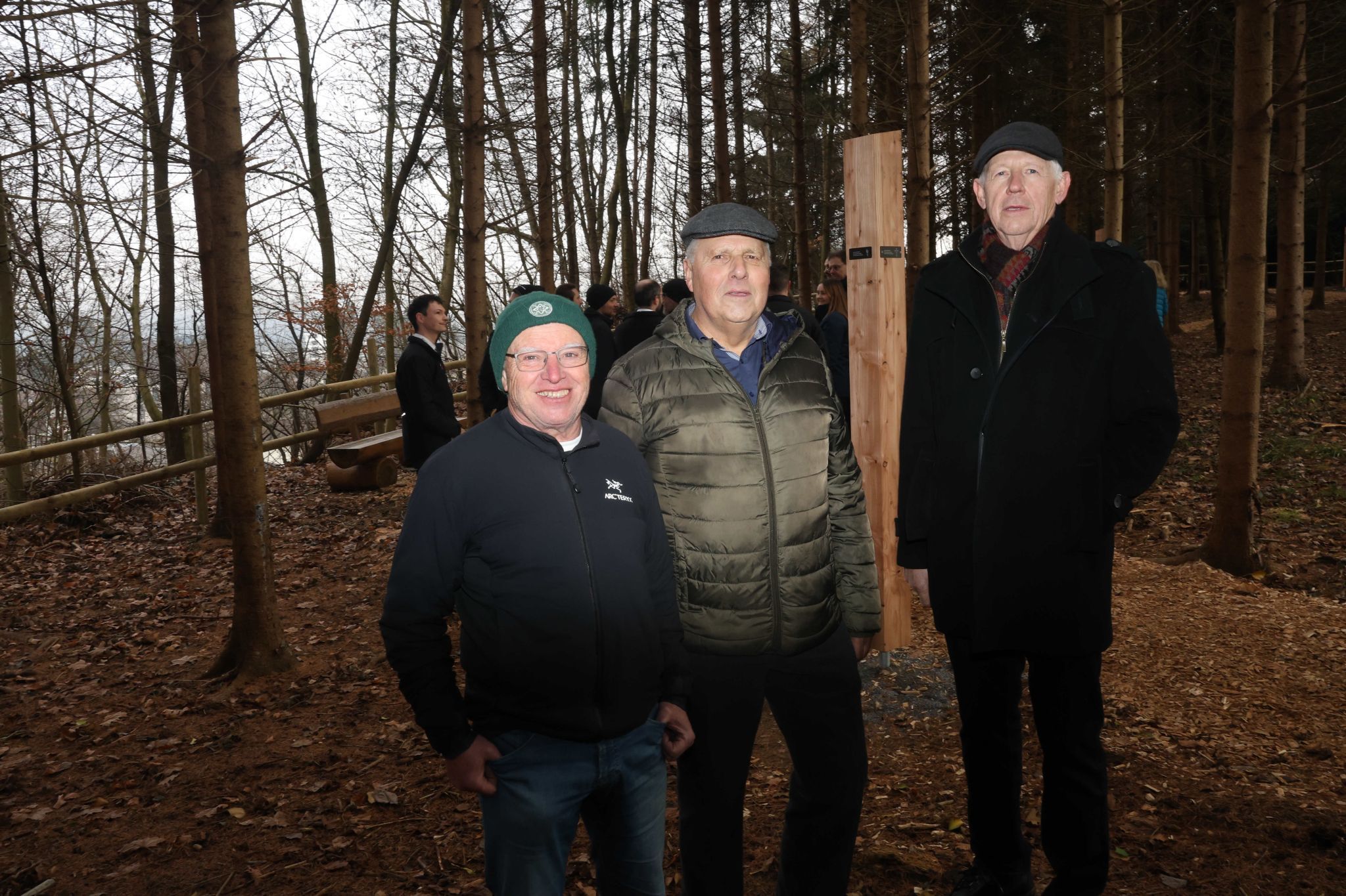 Kassier Thomas Bayer, Obmann Dietmar Schöch und Aufsichtsrat Thomas Allgeuer von der Agrar Tosters.