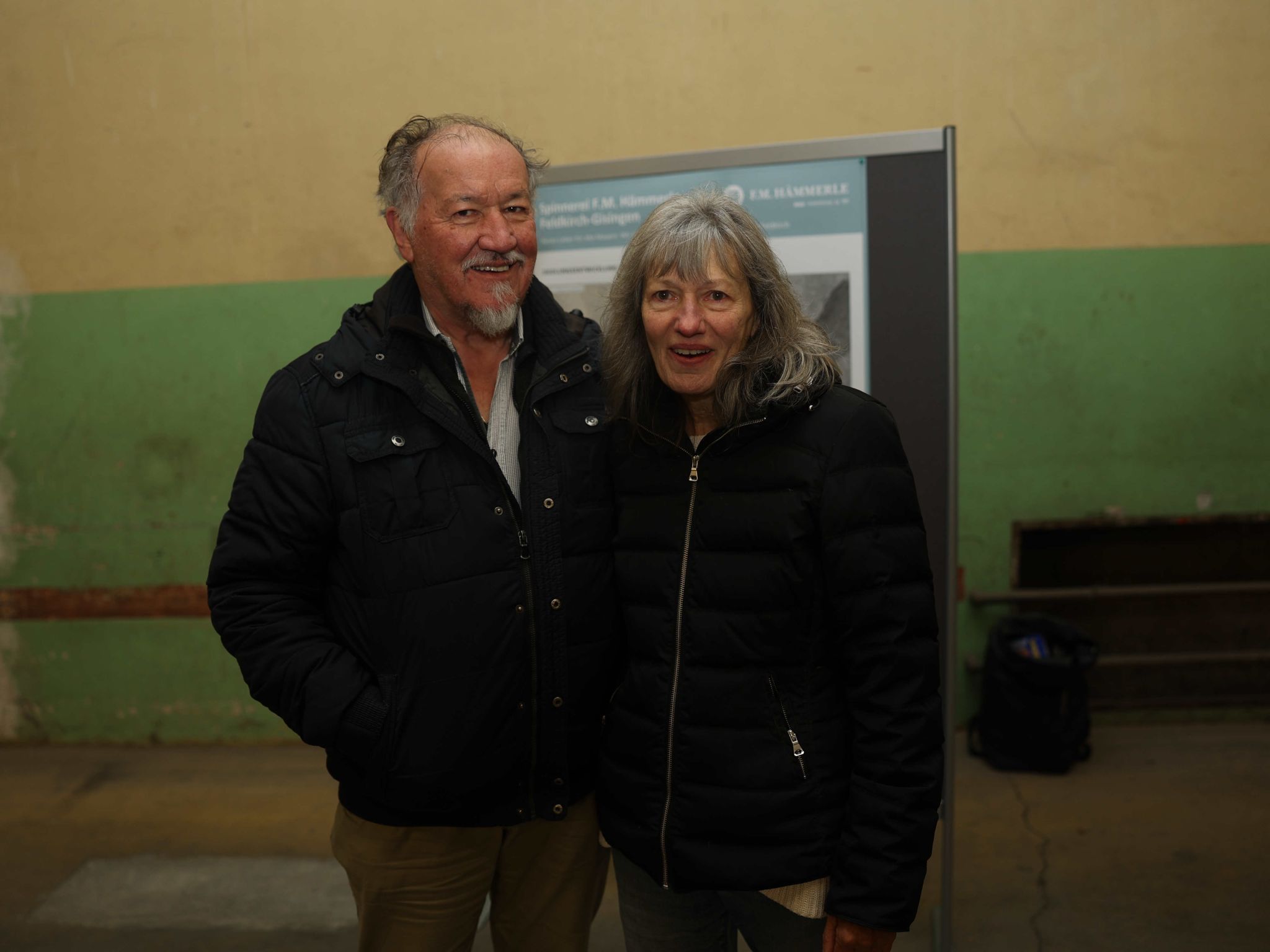 Ausstellungsbesucher Helmut und Birgit Biedermann.